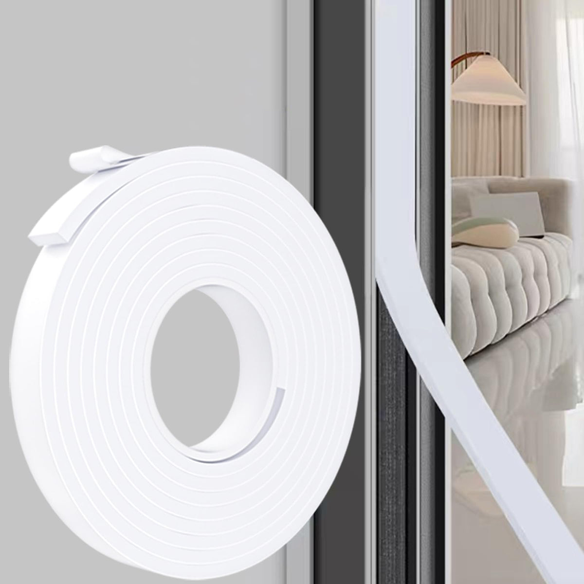 Weather Stripping Door Seal White
