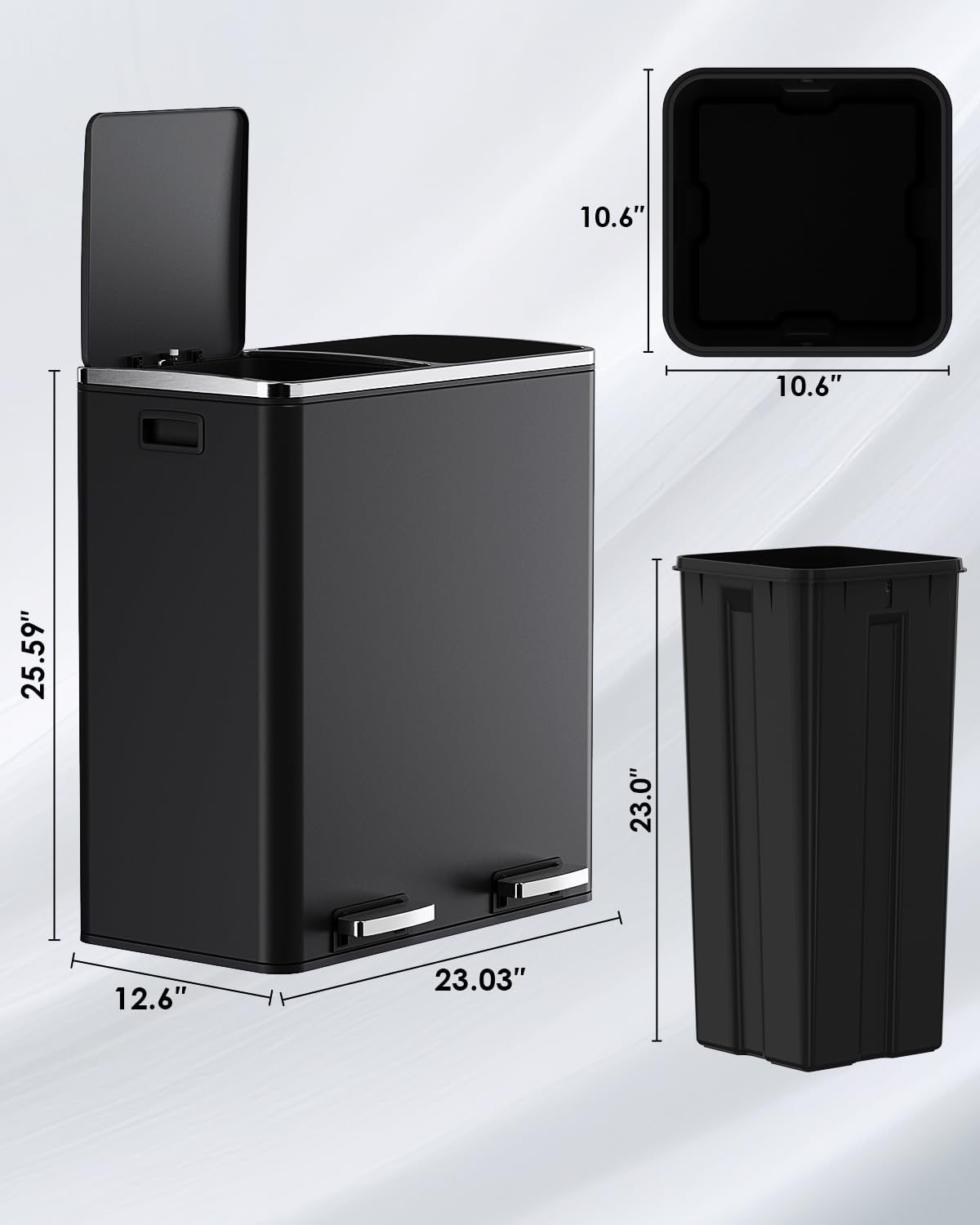 Dual Trash Can