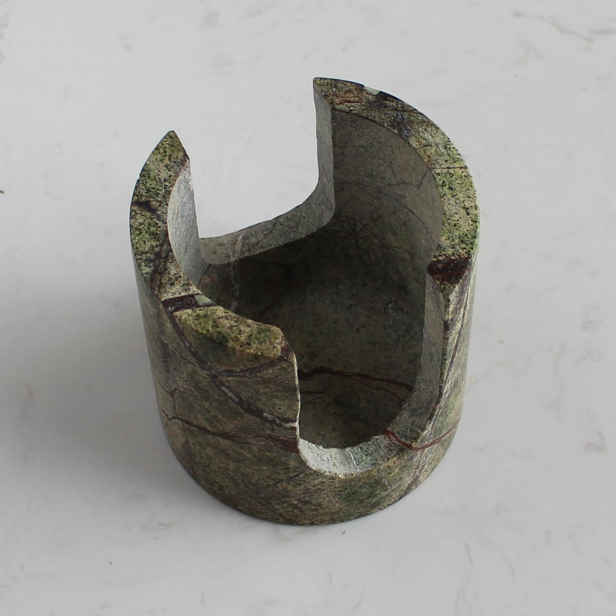 Natural Marble Travertine Sponge Holder for Kitchen Counter