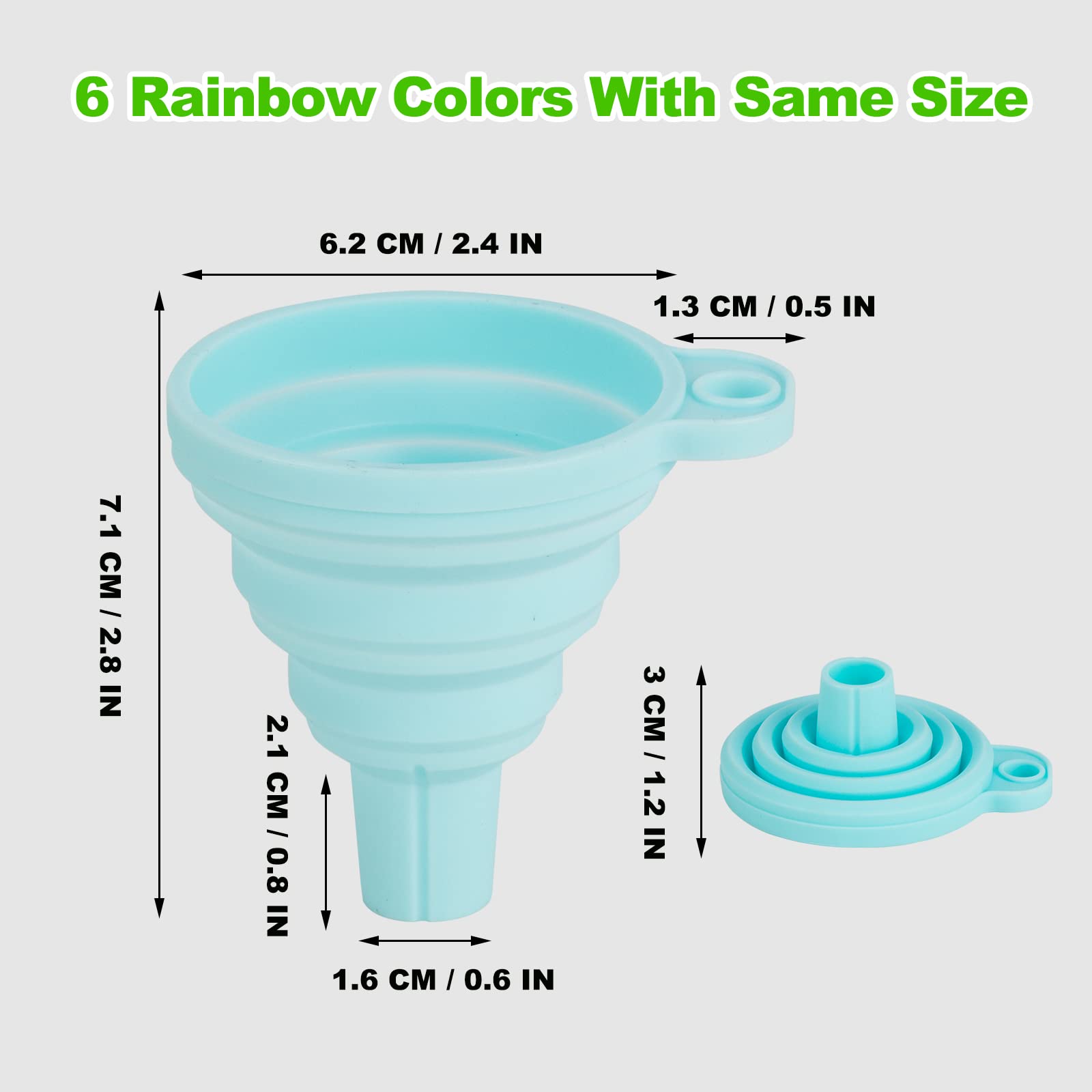 Kitchen Funnel Set 7 Pack (7 Count)