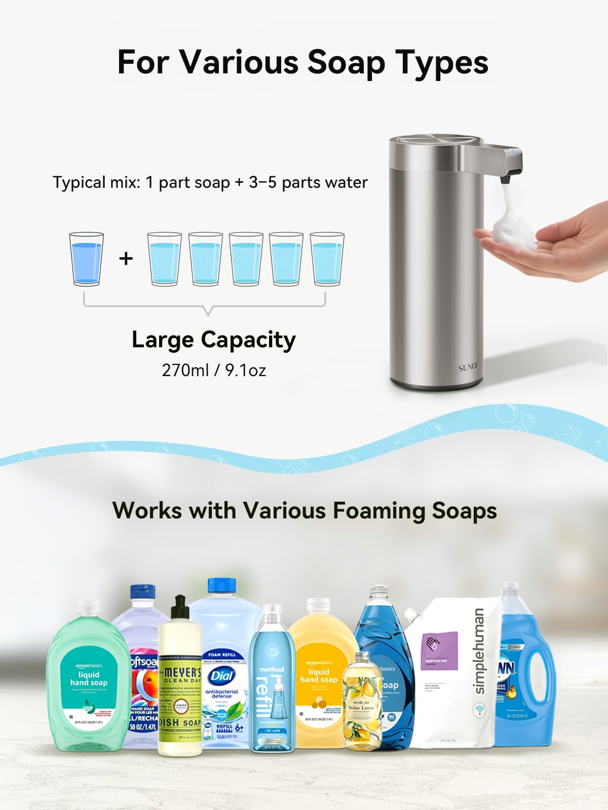 Automatic Foaming Soap Dispenser Touchless