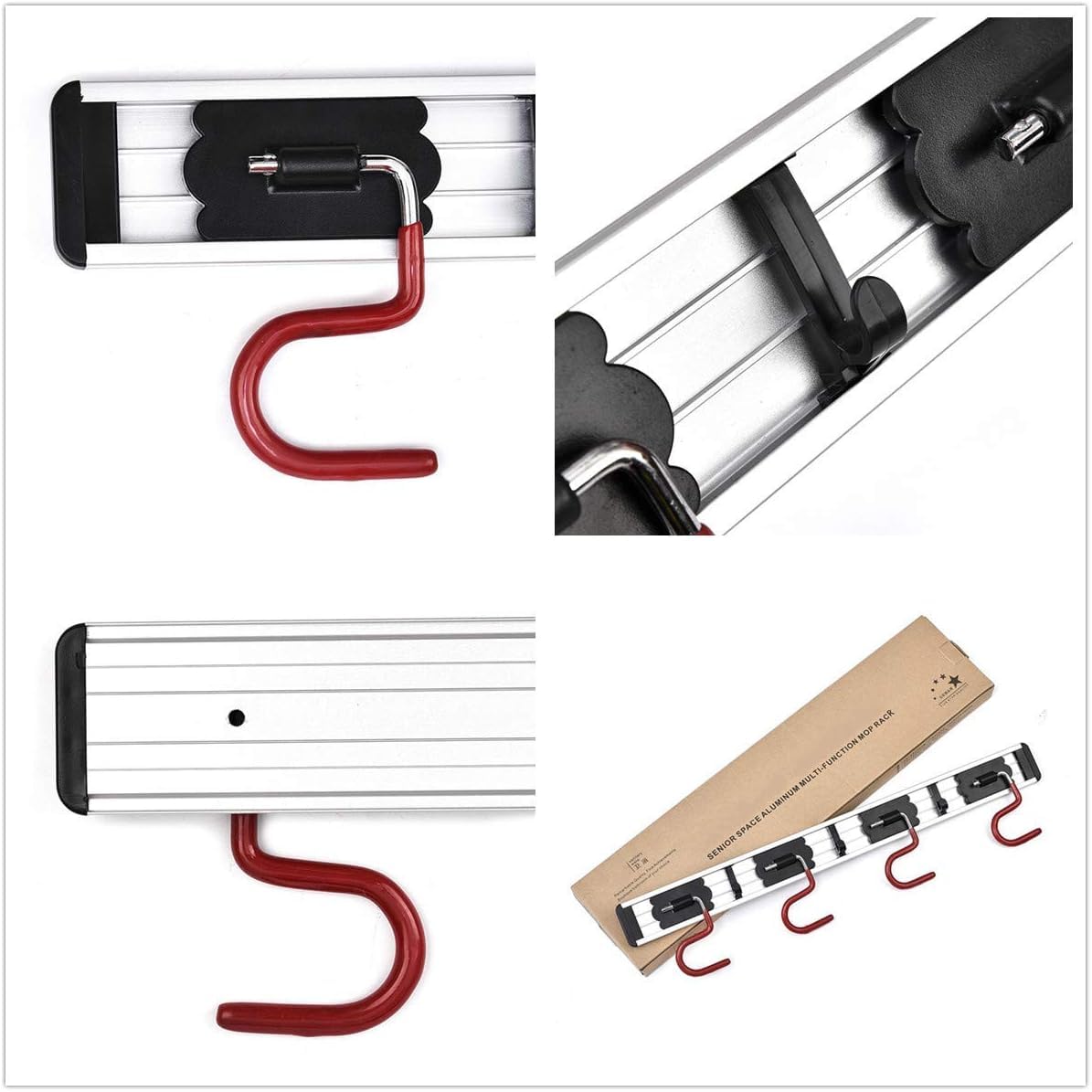 Wall Mounted Mop and Broom Holder