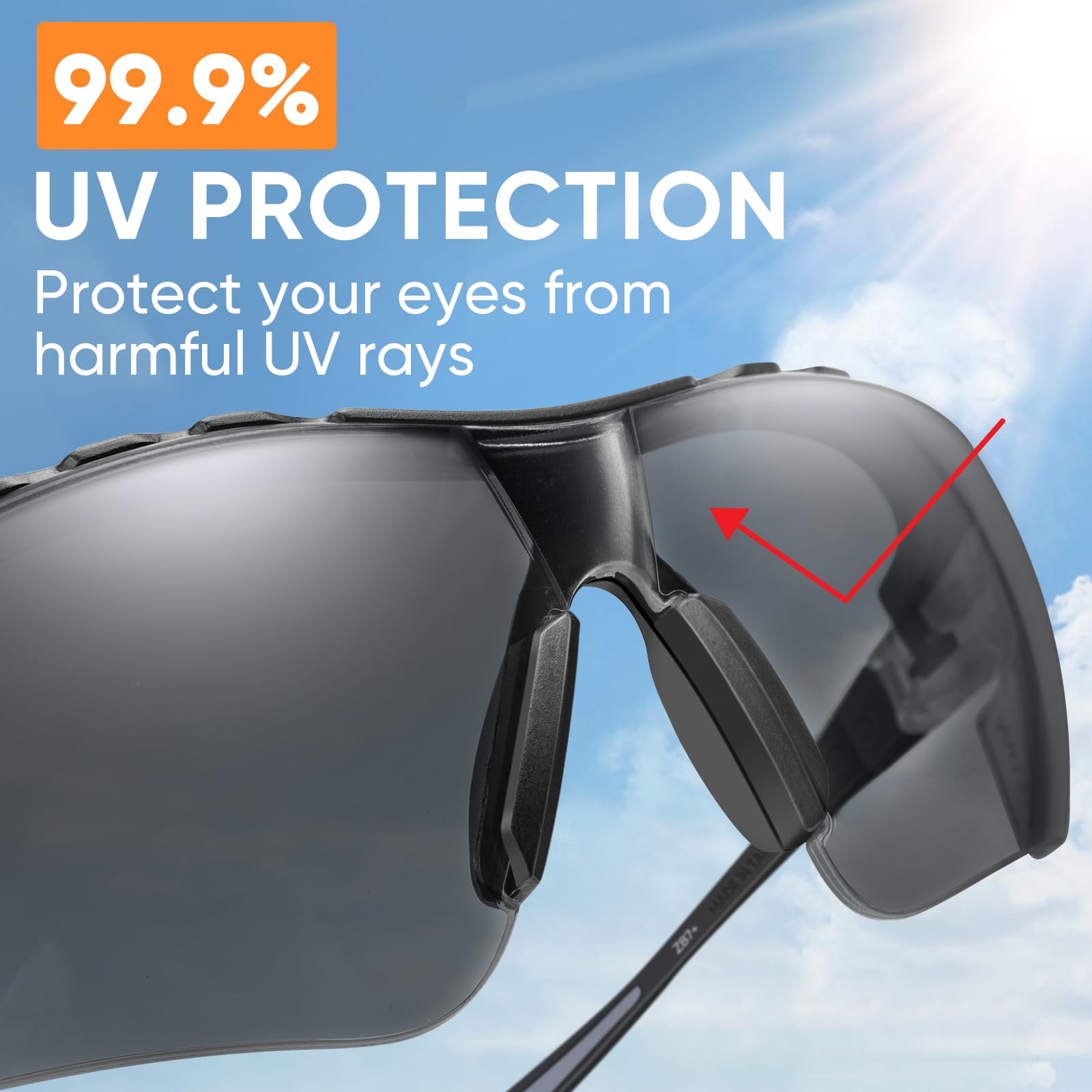 3PK Anti Fog Safety Glasses for Men & Women (3 Count)