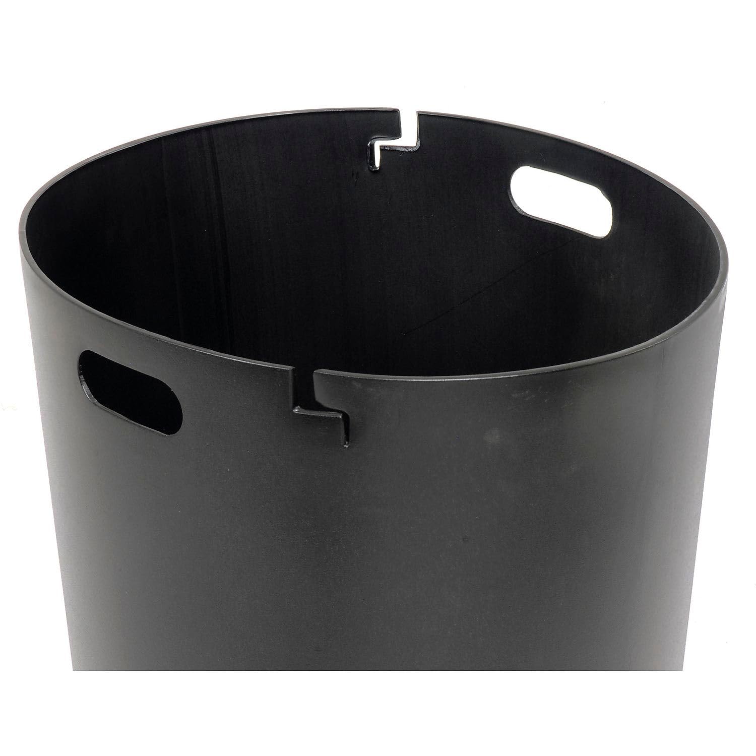 Heavy Duty 36 Gallon Cap Outdoor Metal Slatted Trash Can