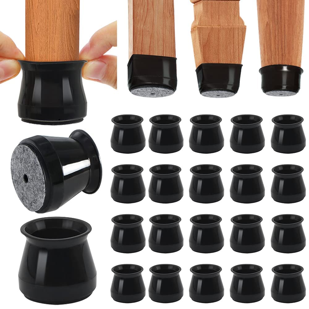 Chair Leg Floor Protectors for Hardwood Floors Anti (20 Count)