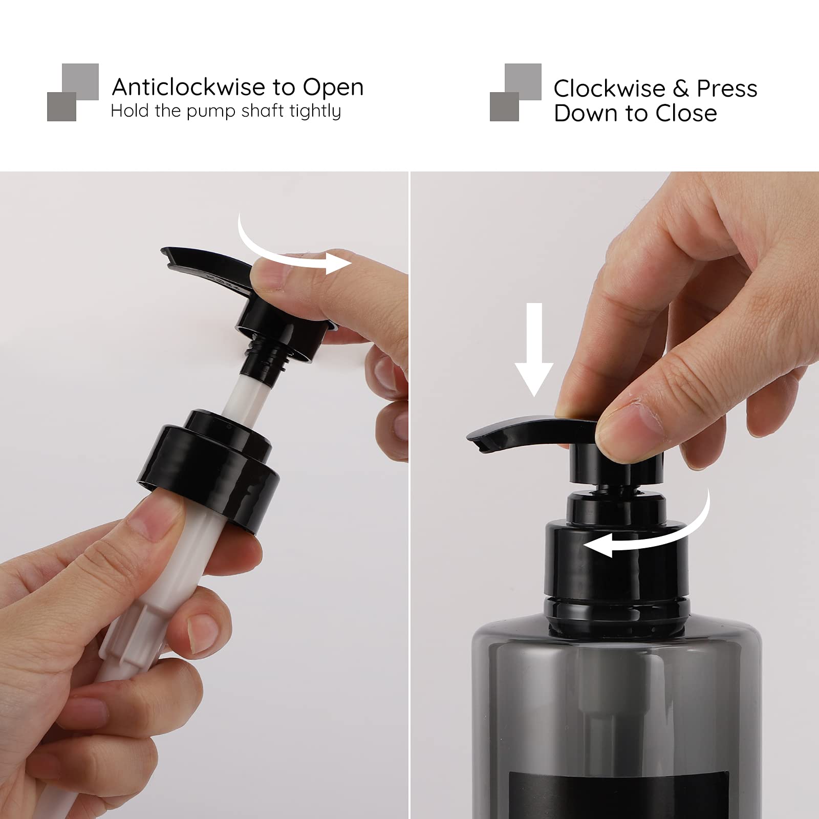 Refillable Shampoo Bottles (3 Count)