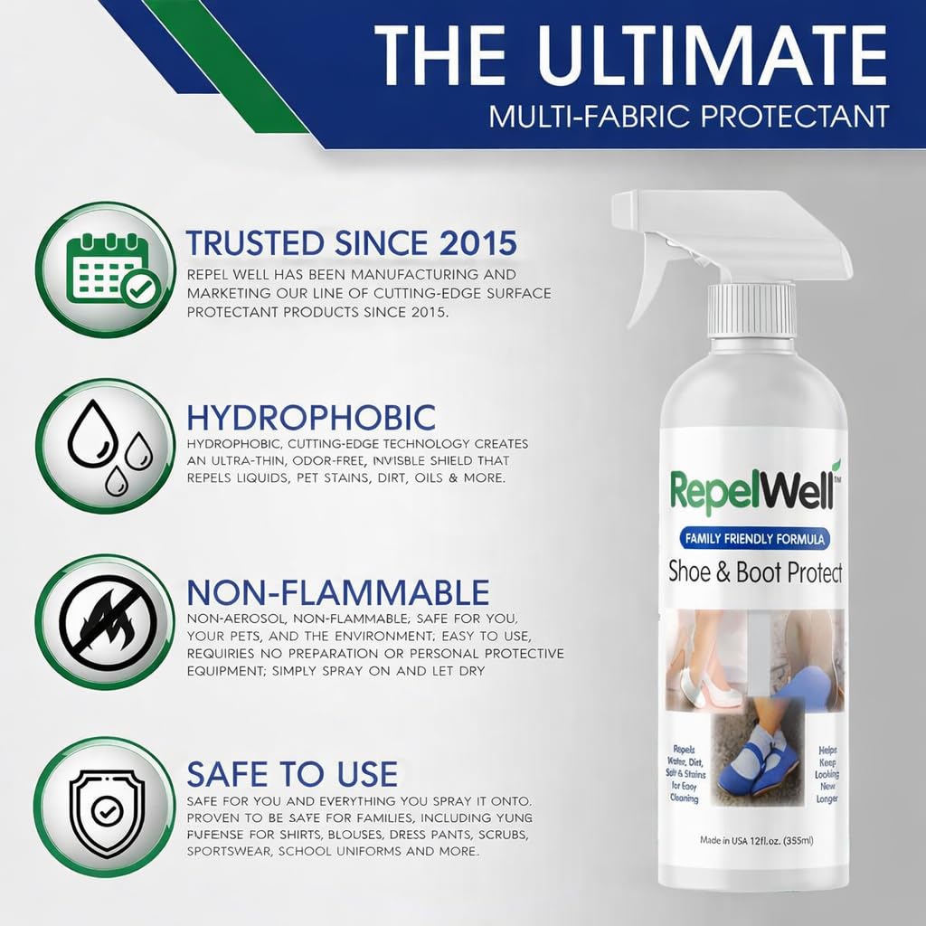Non Toxic Shoe & Boot Protector Spray (12 Fl Oz)