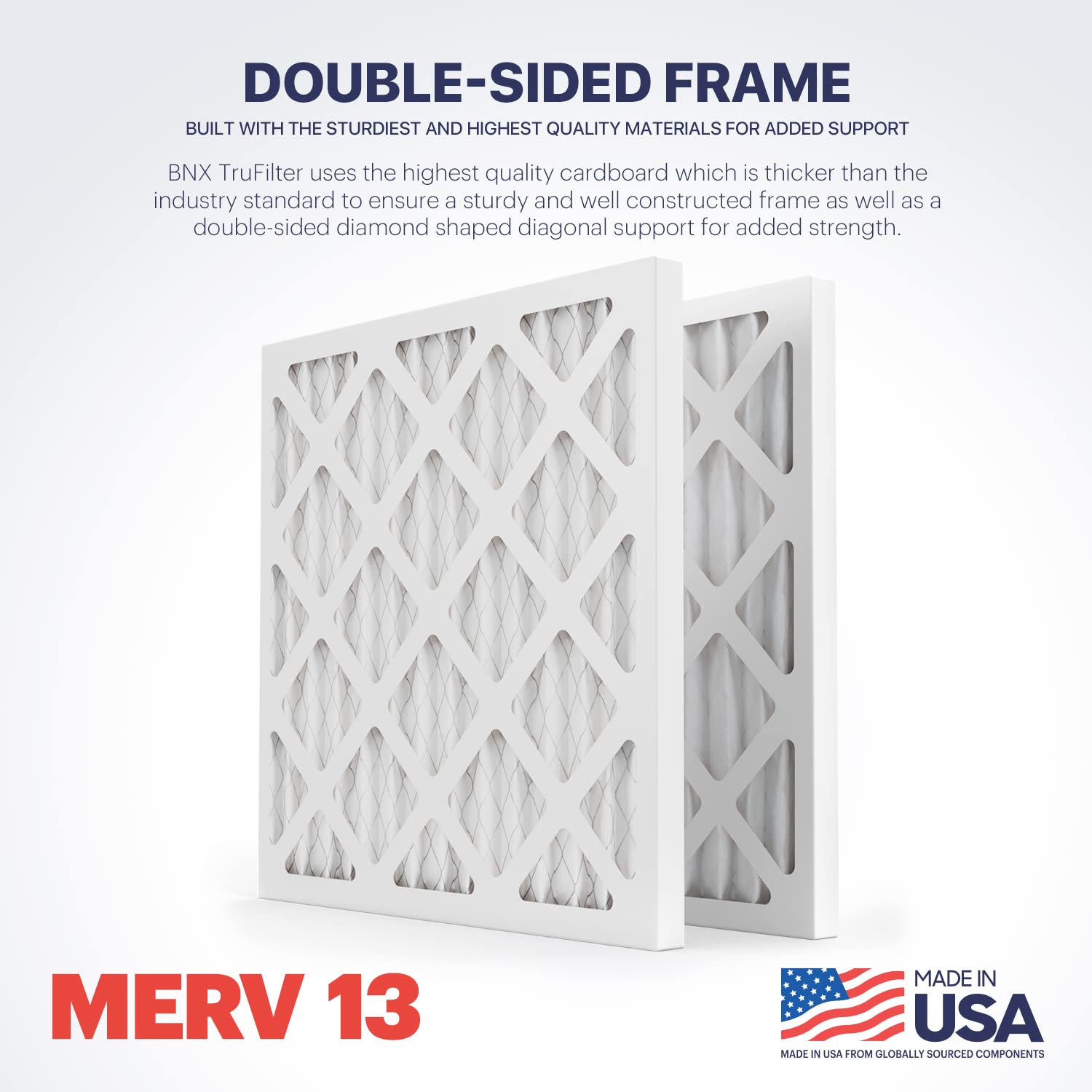 TruFilter 14x14x1 Air Filter MERV 13 (4 Count)