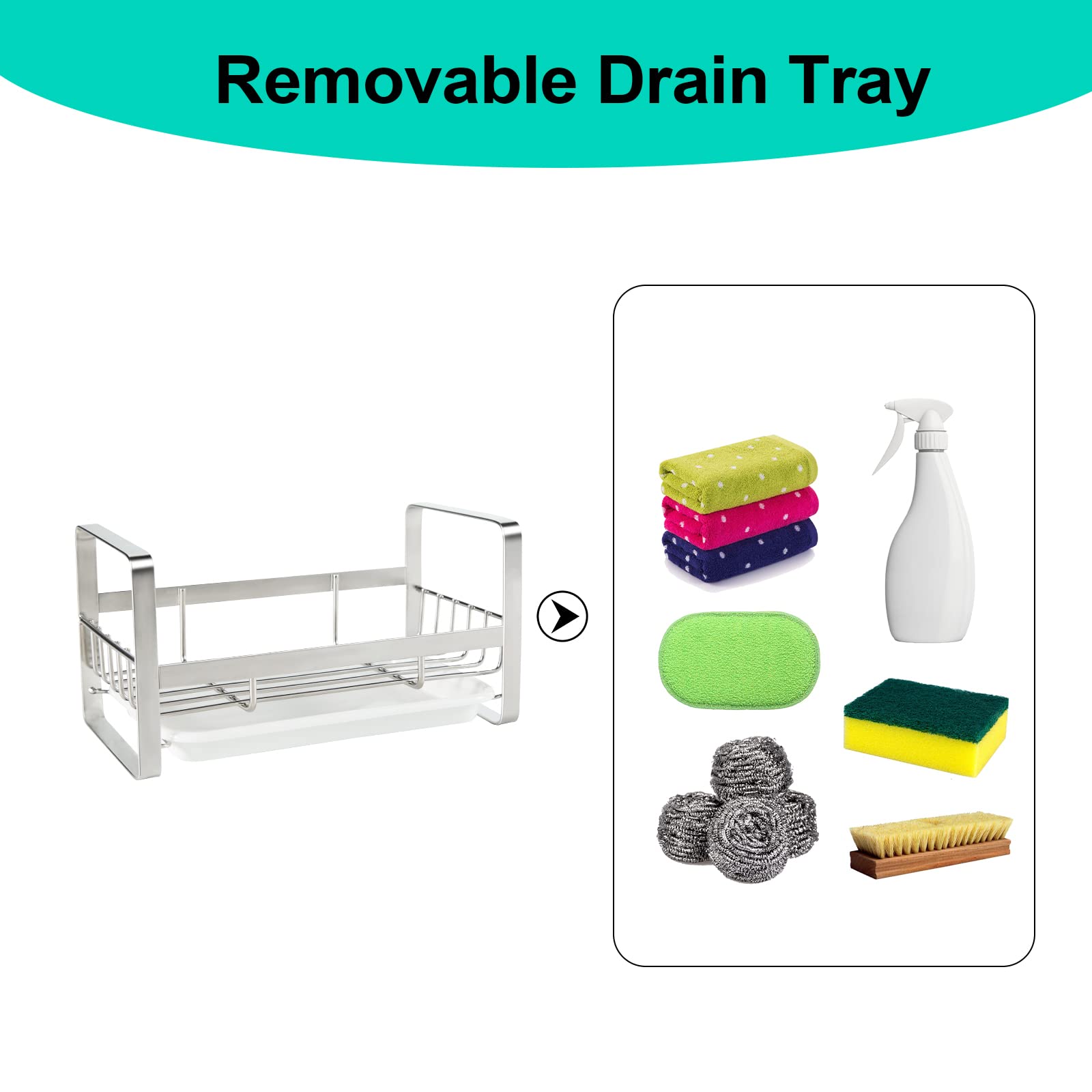 Sponge Holder for Kitchen Sink