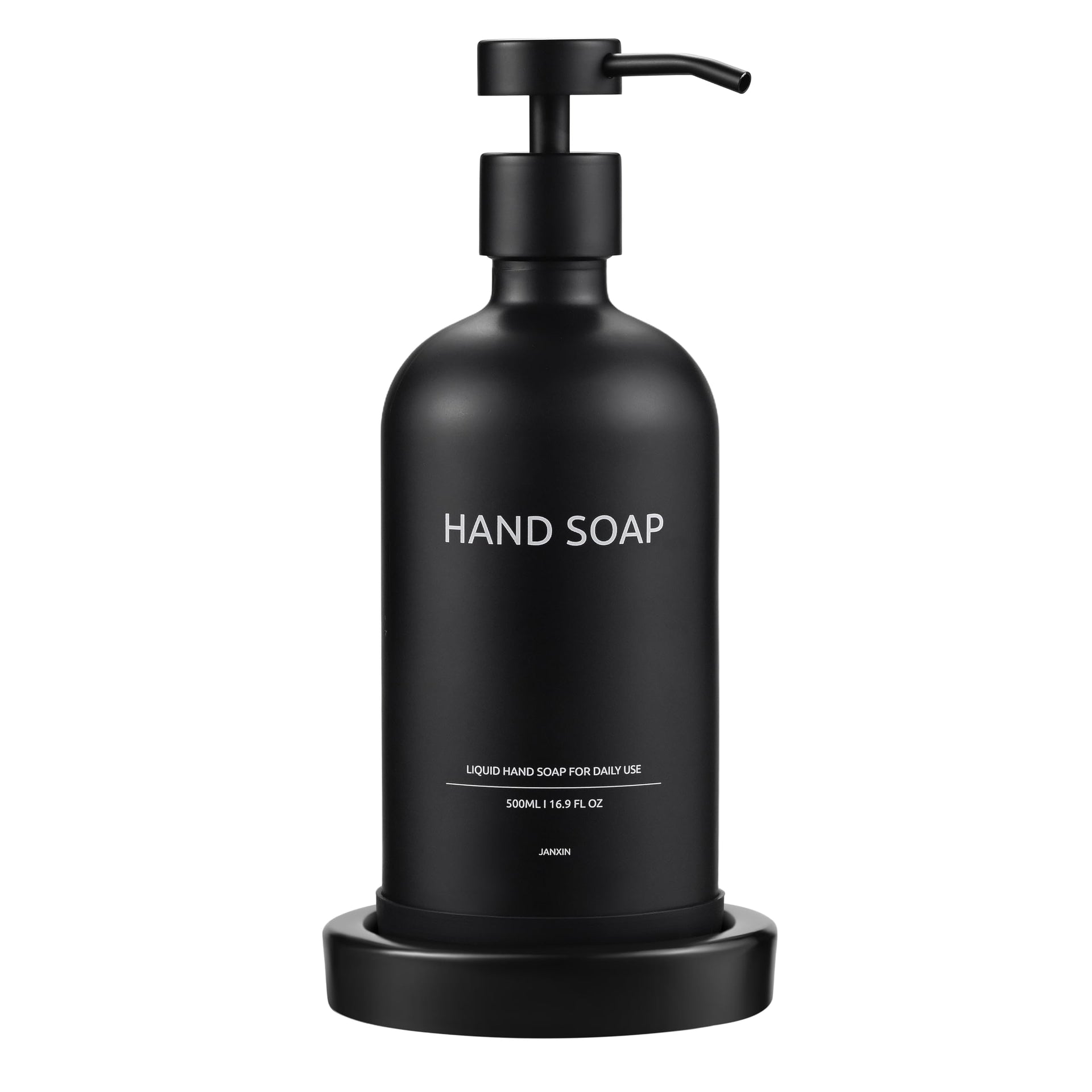 Glass Soap Dispenser Bathroom Set by Janxin