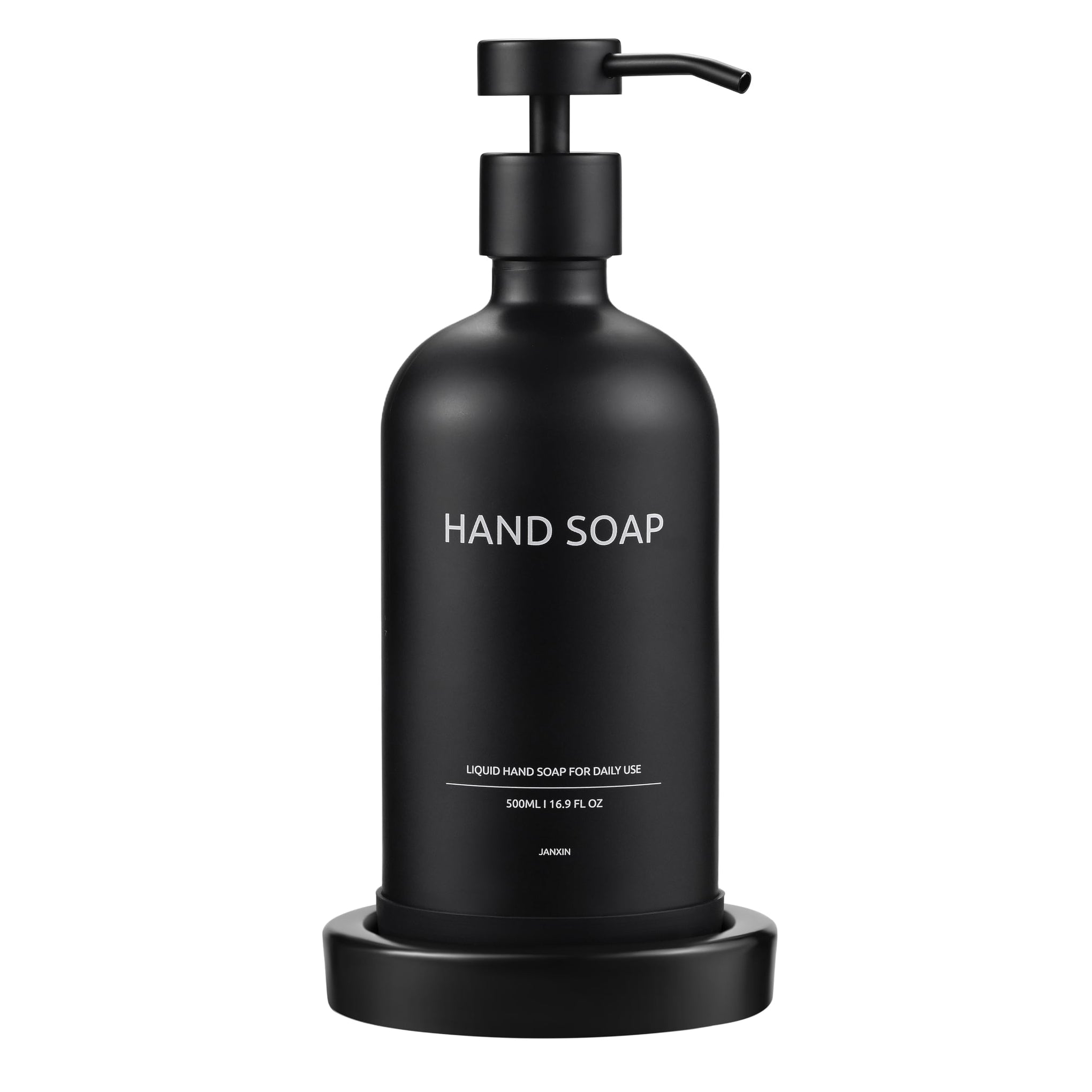 Glass Soap Dispenser Bathroom Set by Janxin