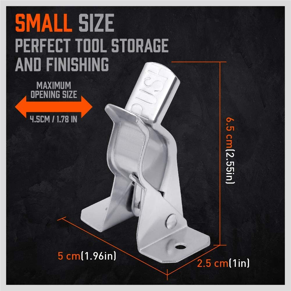10 Pack Spring Grip Mop and Broom Holder for Shovel (10 Count)