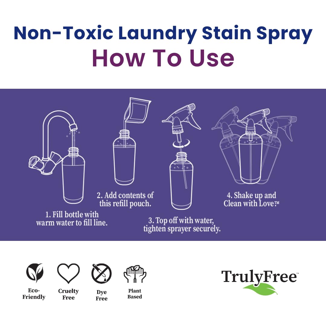 Laundry Stain Remover Spray for Clothes (3 Fl Oz)