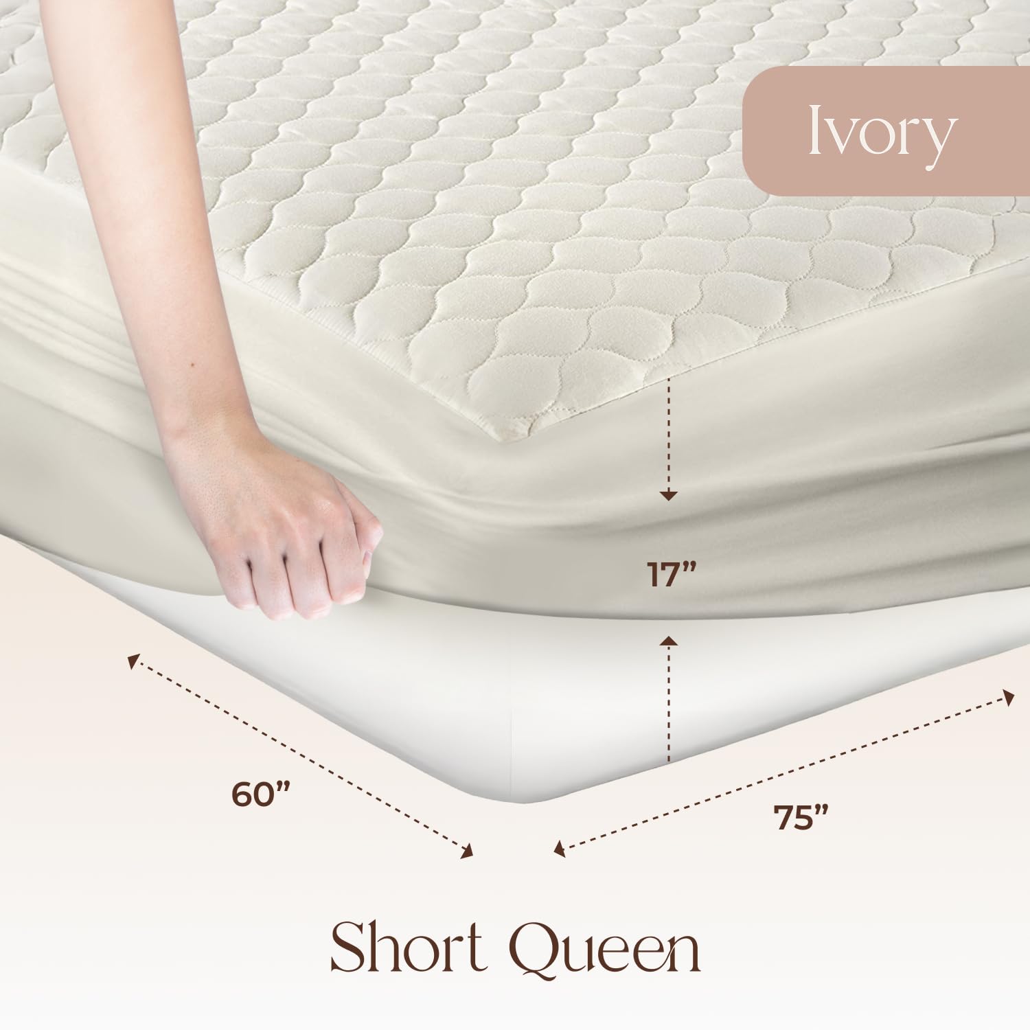 100% Cotton Organic Mattress Pad
