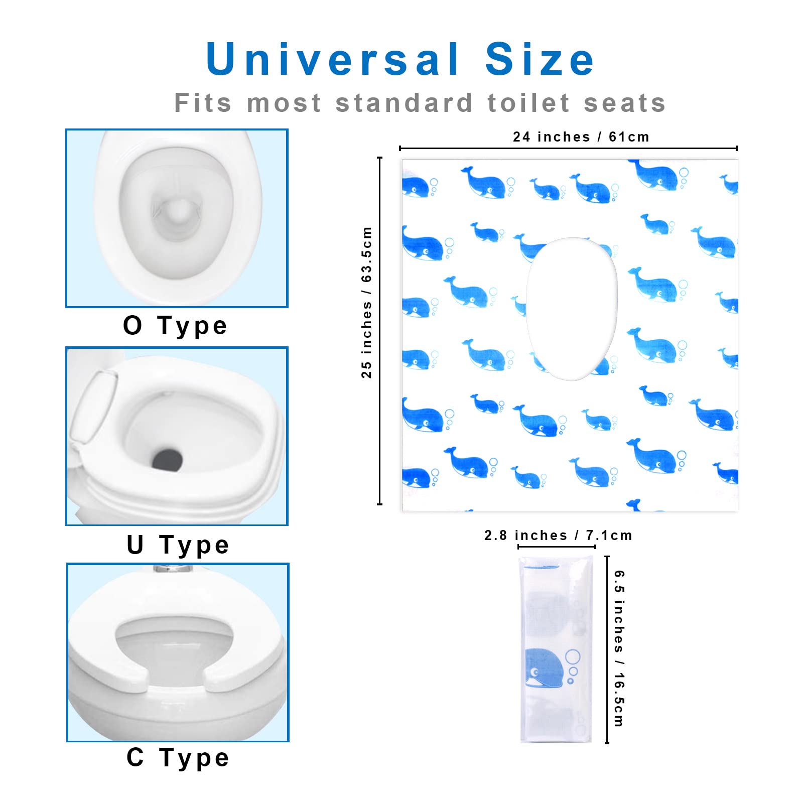 20 Pack Toilet Seat Covers Disposable