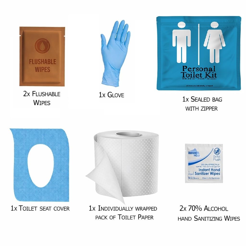 Personal Toilet Kit To Go (10 Count)