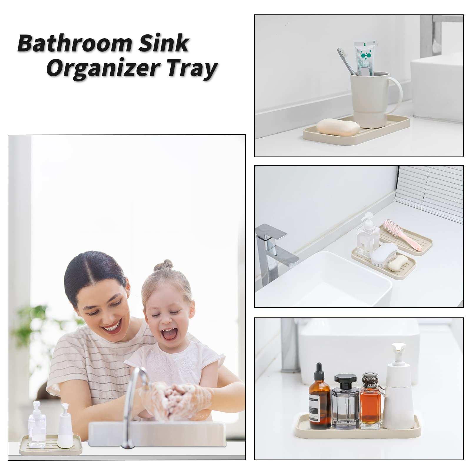 Silicone Kitchen Sink Organizer Tray for Multiple Usage