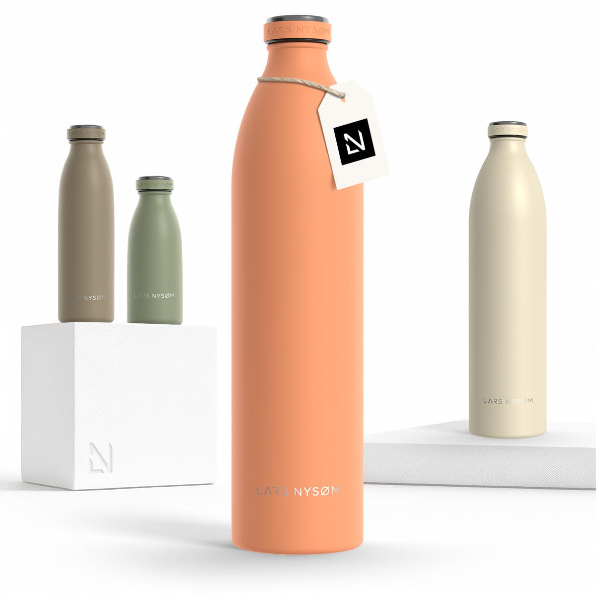 Stainless Steel Insulated XL Water Bottle 12oz 17oz 25oz 34oz 51oz