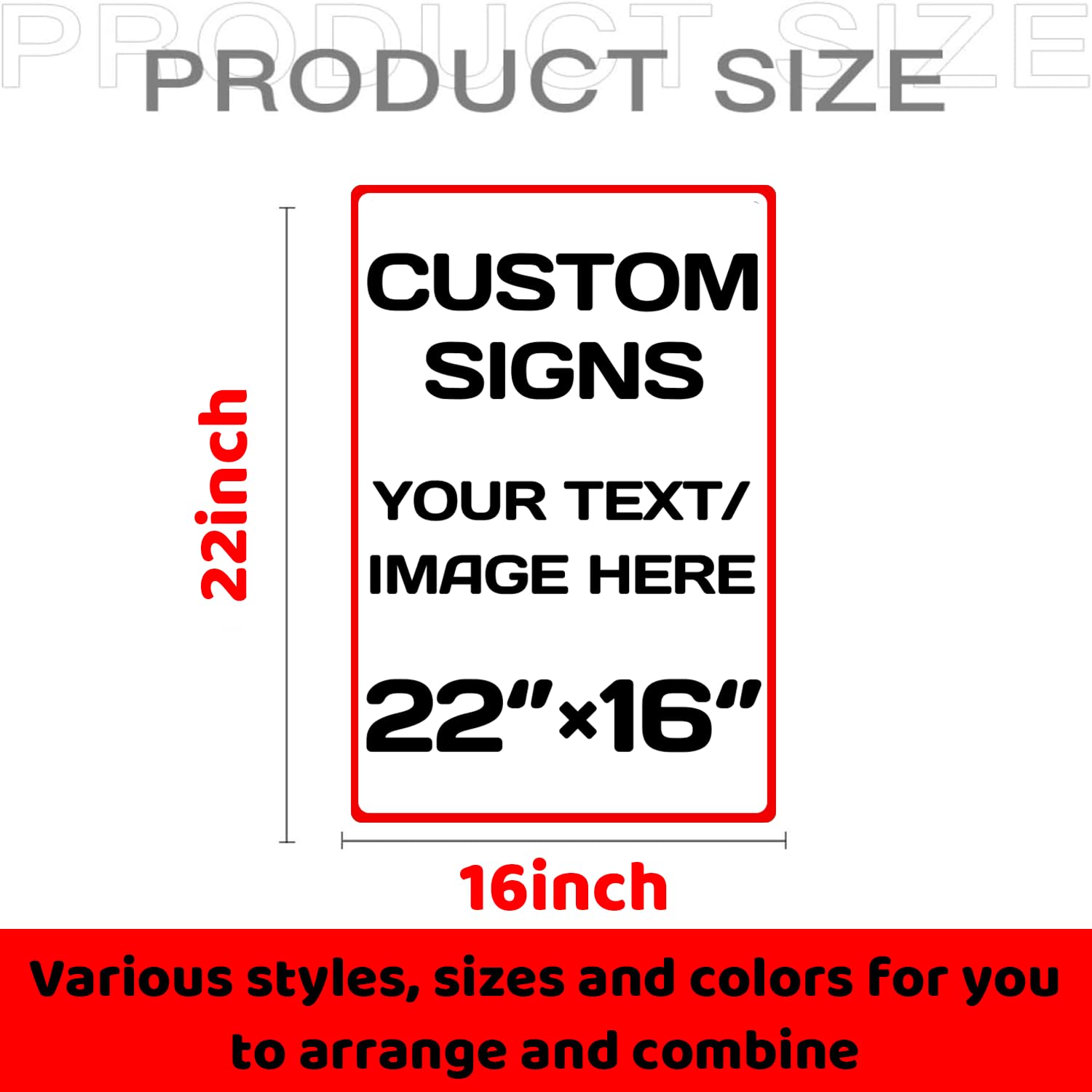Custom Sign Personalized Metal Signs