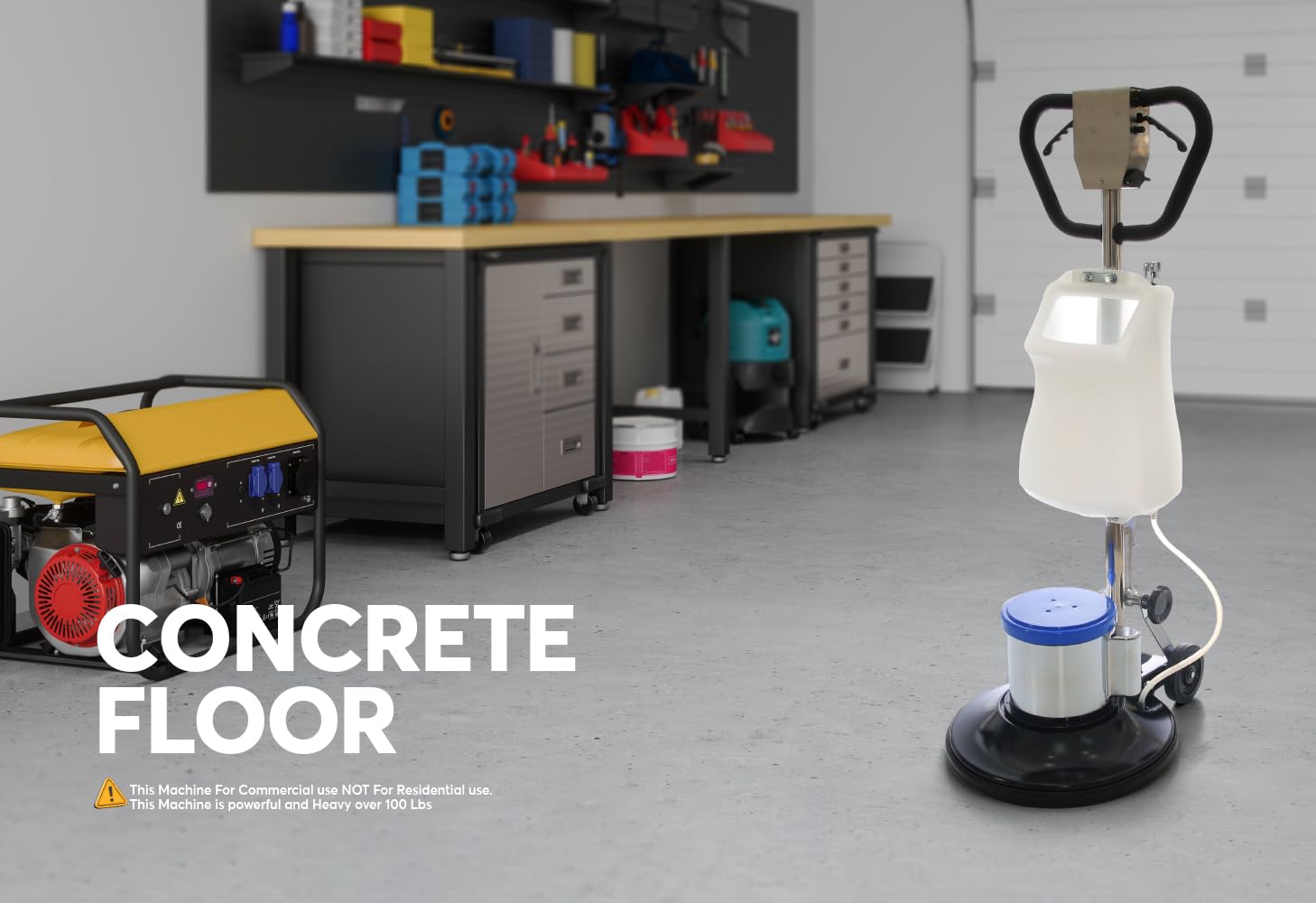 Industrial 17" Floor Buffer Polisher Machine