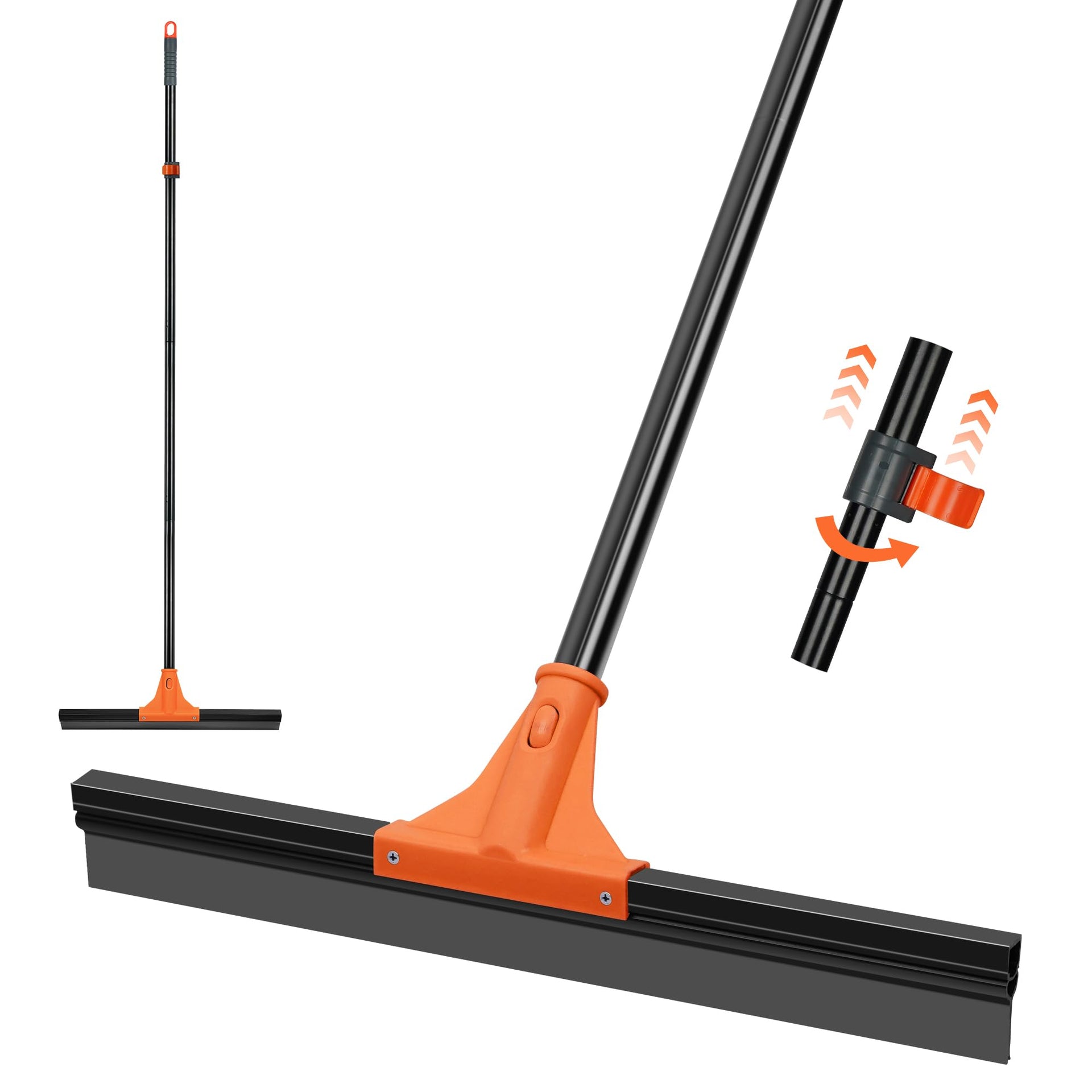 Floor Squeegee Heavy Duty with 58.3 inches Long Handle