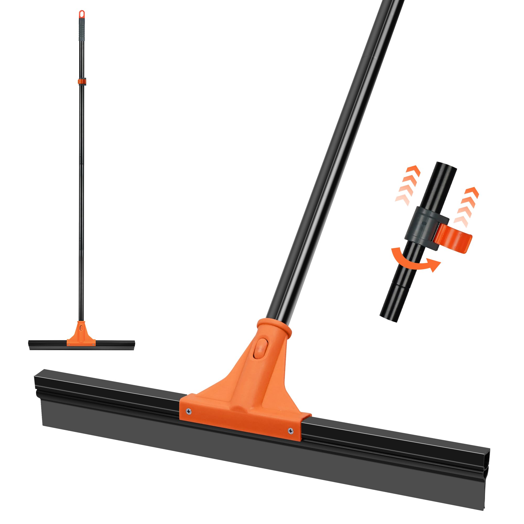 Floor Squeegee Heavy Duty with 58.3 inches Long Handle