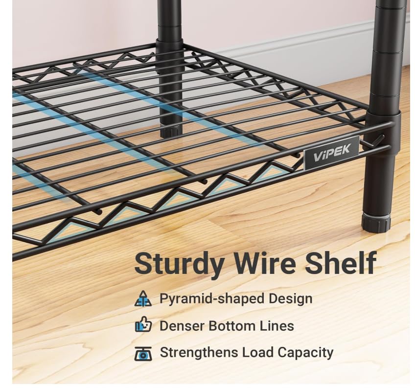 V50 Heavy Duty Clothes Rack with Adjustable Shelves