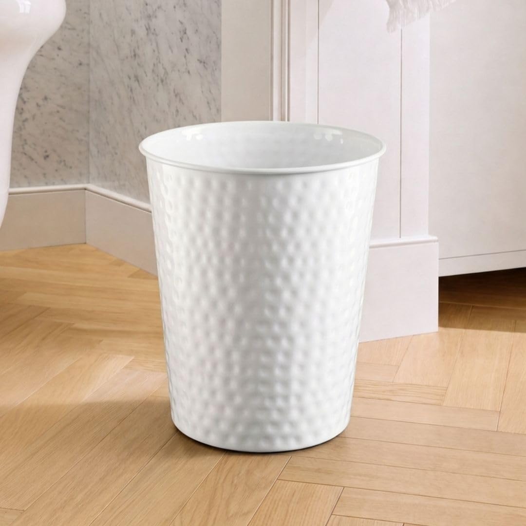 Metal Bathroom Trash Can