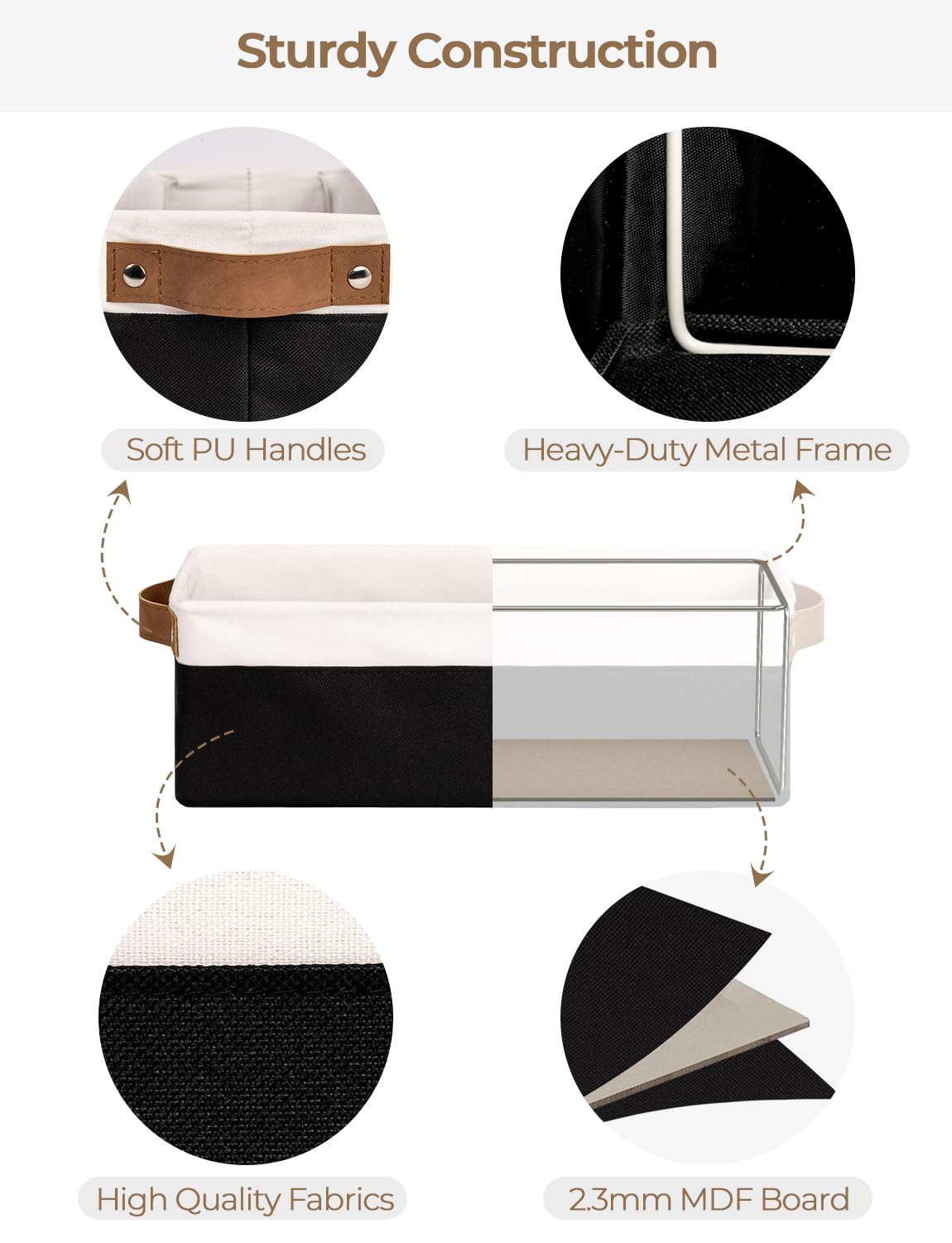 Narrow Storage Bins (2 Count)