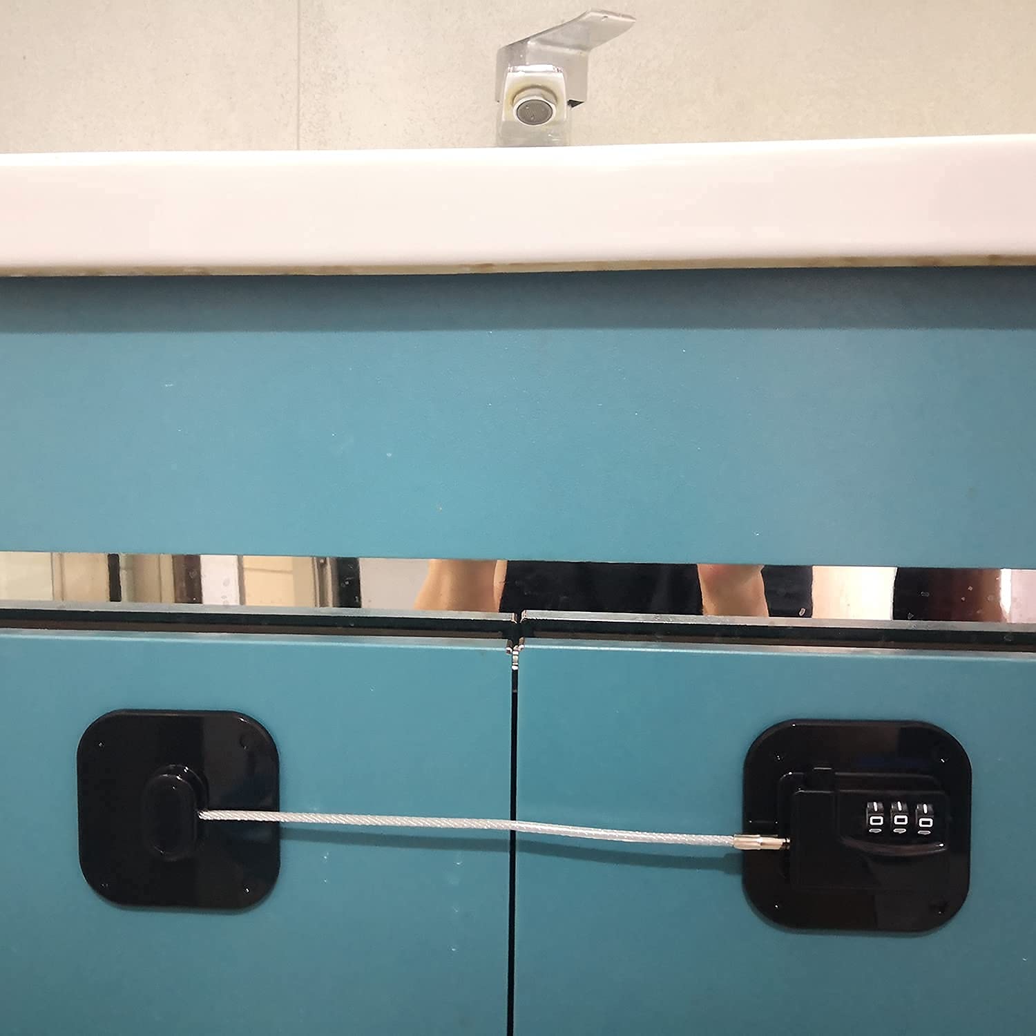 Upgraded Refrigerator Door Lock with Combination for Adults