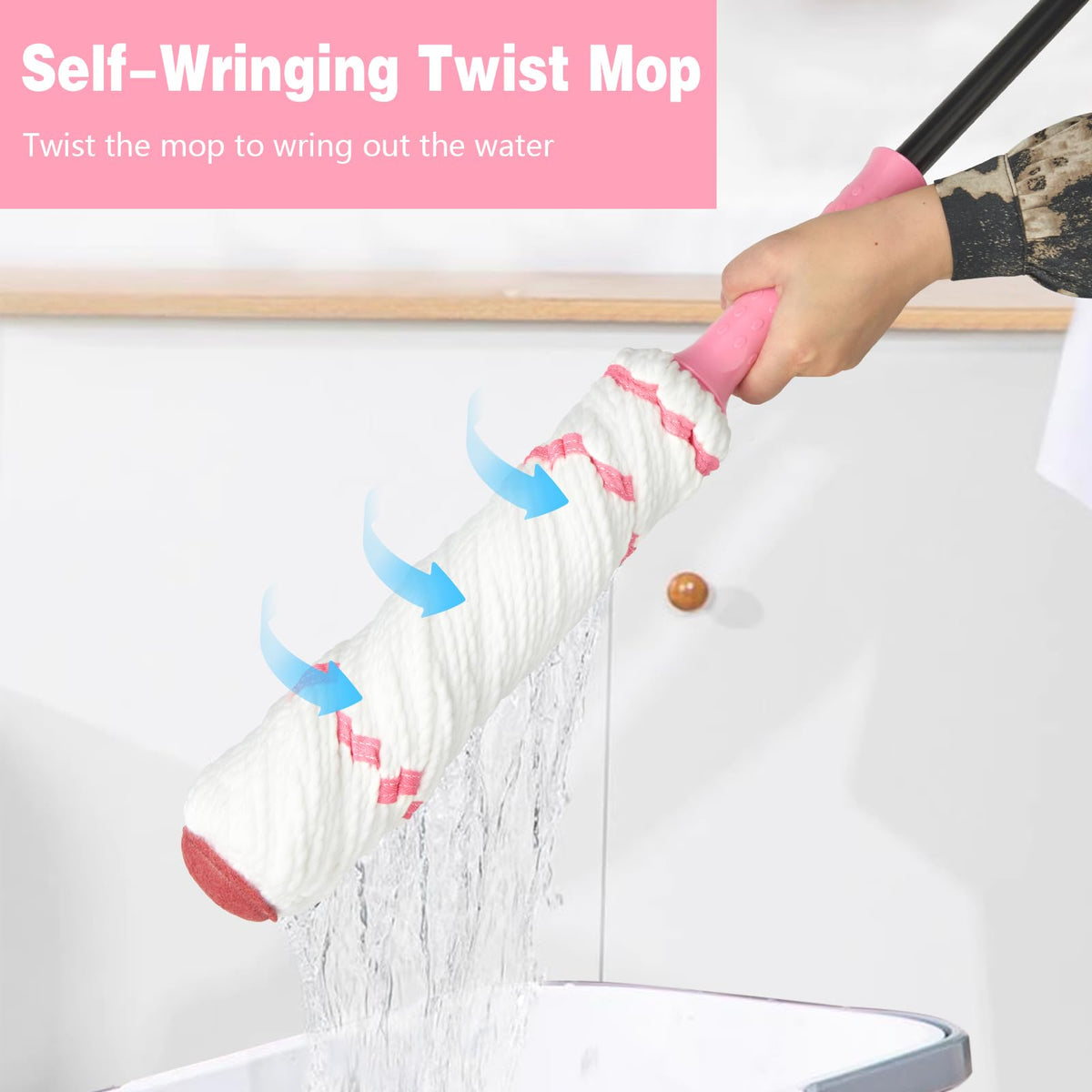 Self Wringing Twist Mop for Floor Cleaning