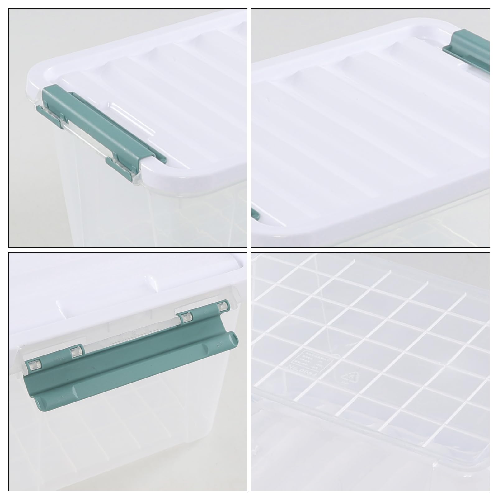 20 Quart Clear Latching Container Box