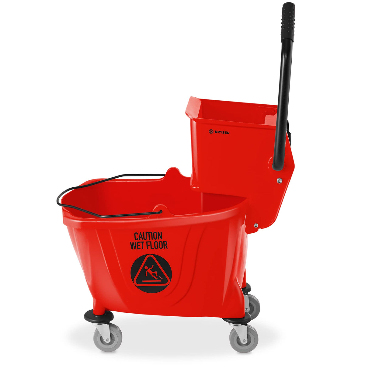 Commercial Side Press Wringer Combo Mop Bucket