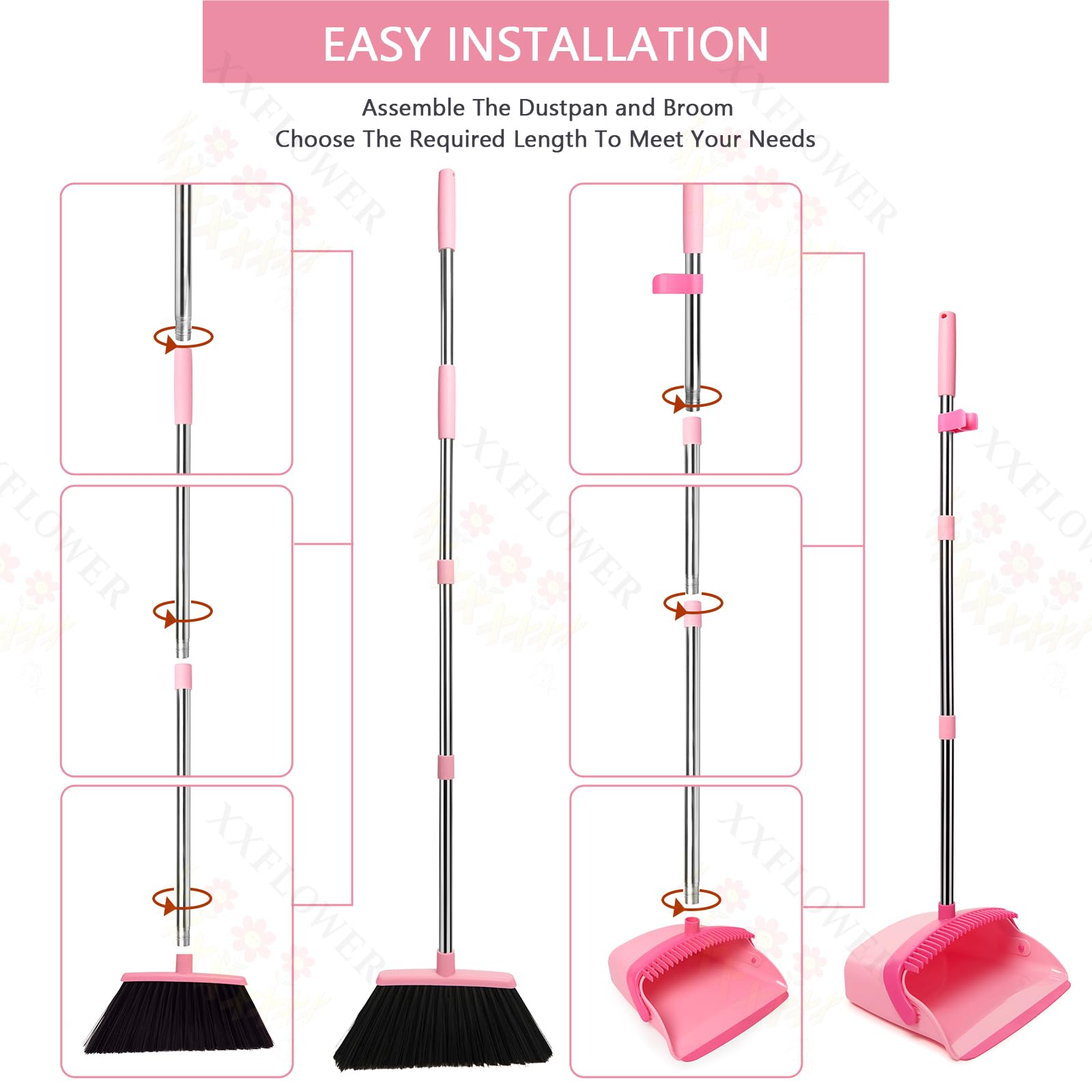 Broom and Dustpan Set