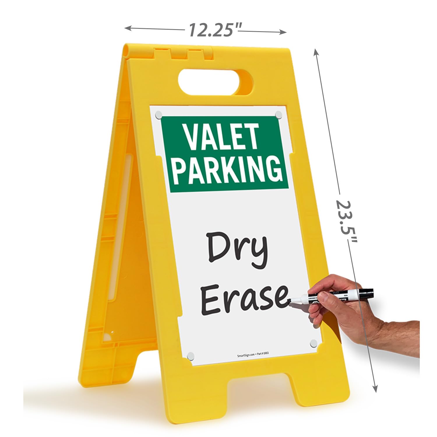 25 x 12 inch Dry Erase “Valet Parking” Two