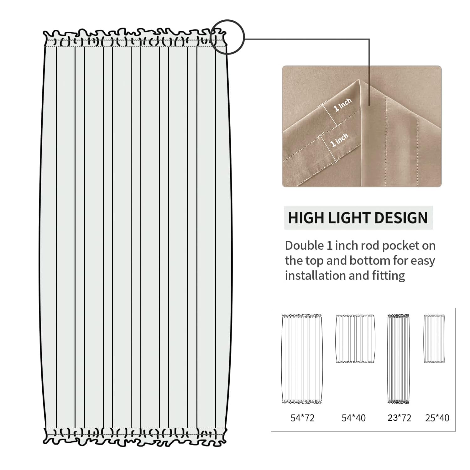 French Door Curtains