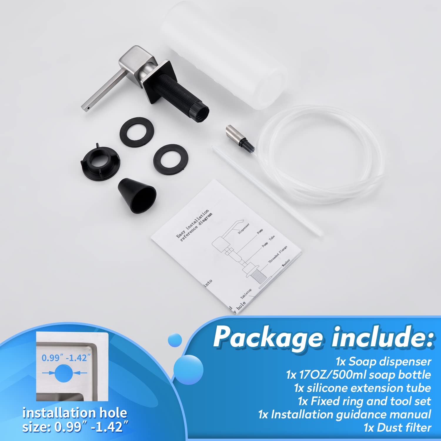 Soap Dispenser for Kitchen Sink