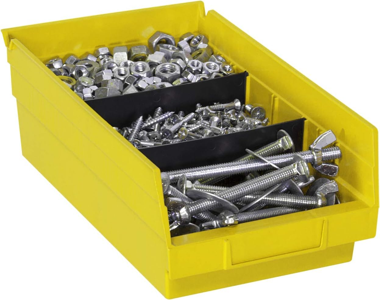 30130 Heavy Duty Plastic Shelf Bins (12 Count)