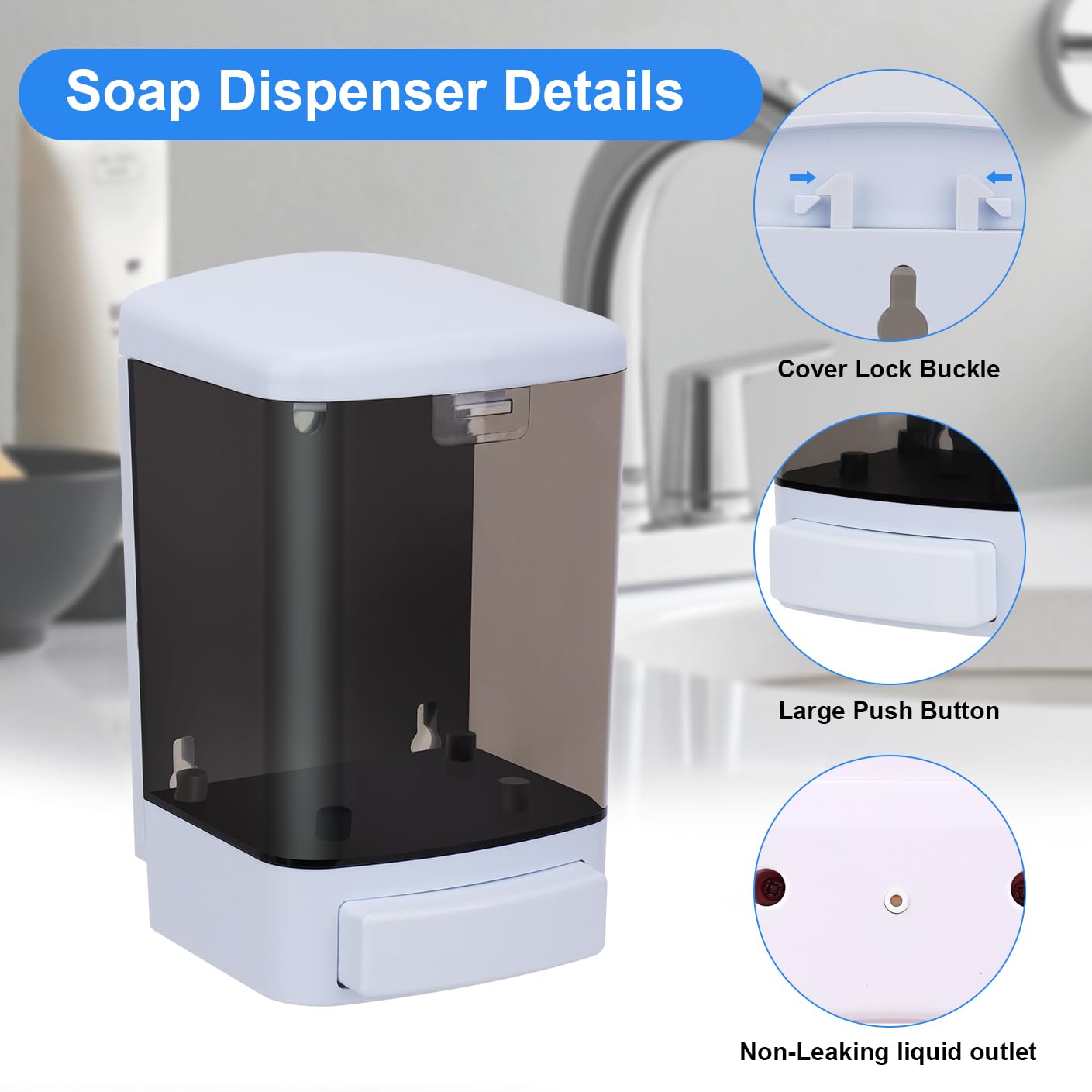 Soap Dispenser Wall Mount