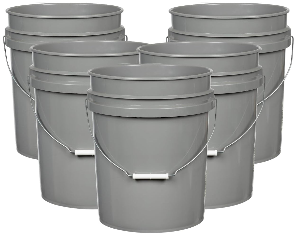 5 Gallon Premium HPDE Plastic Bucket