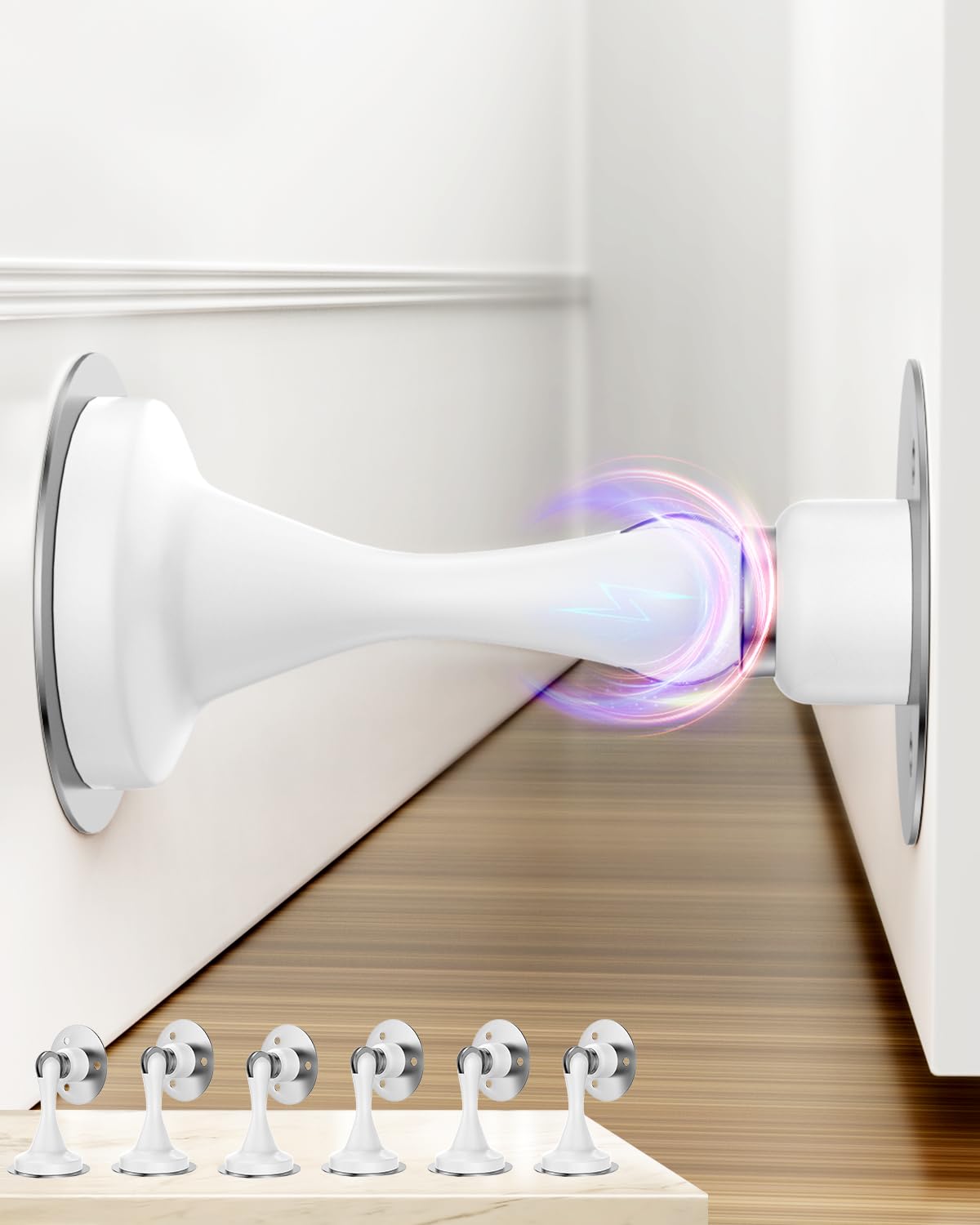 Door Stoppers Magnetic Door Catch (6 Count)