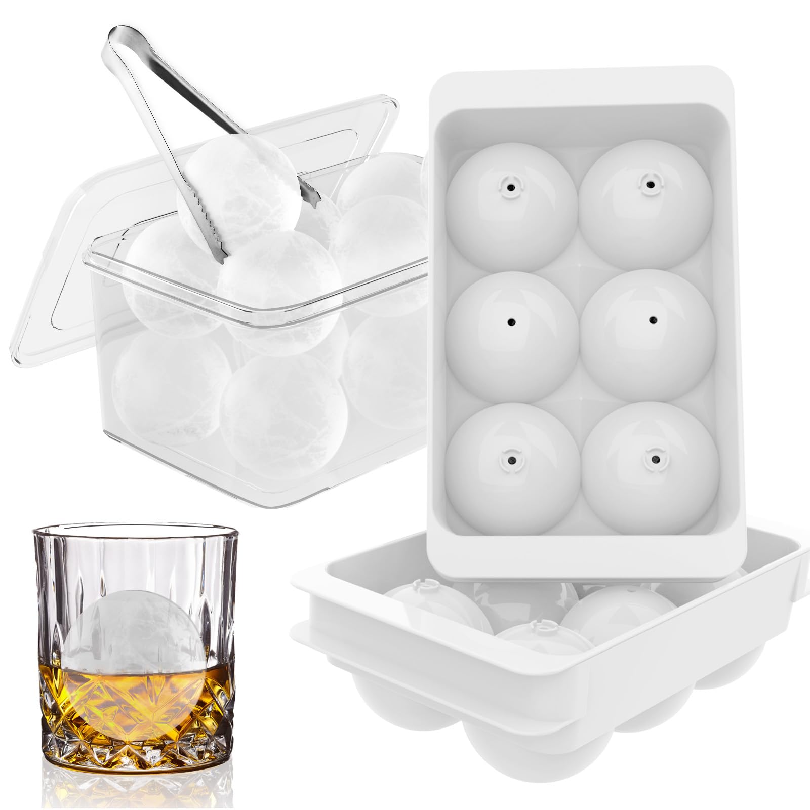 1.9 Inch Large Ice Cube Molds (13.92 Ounce)