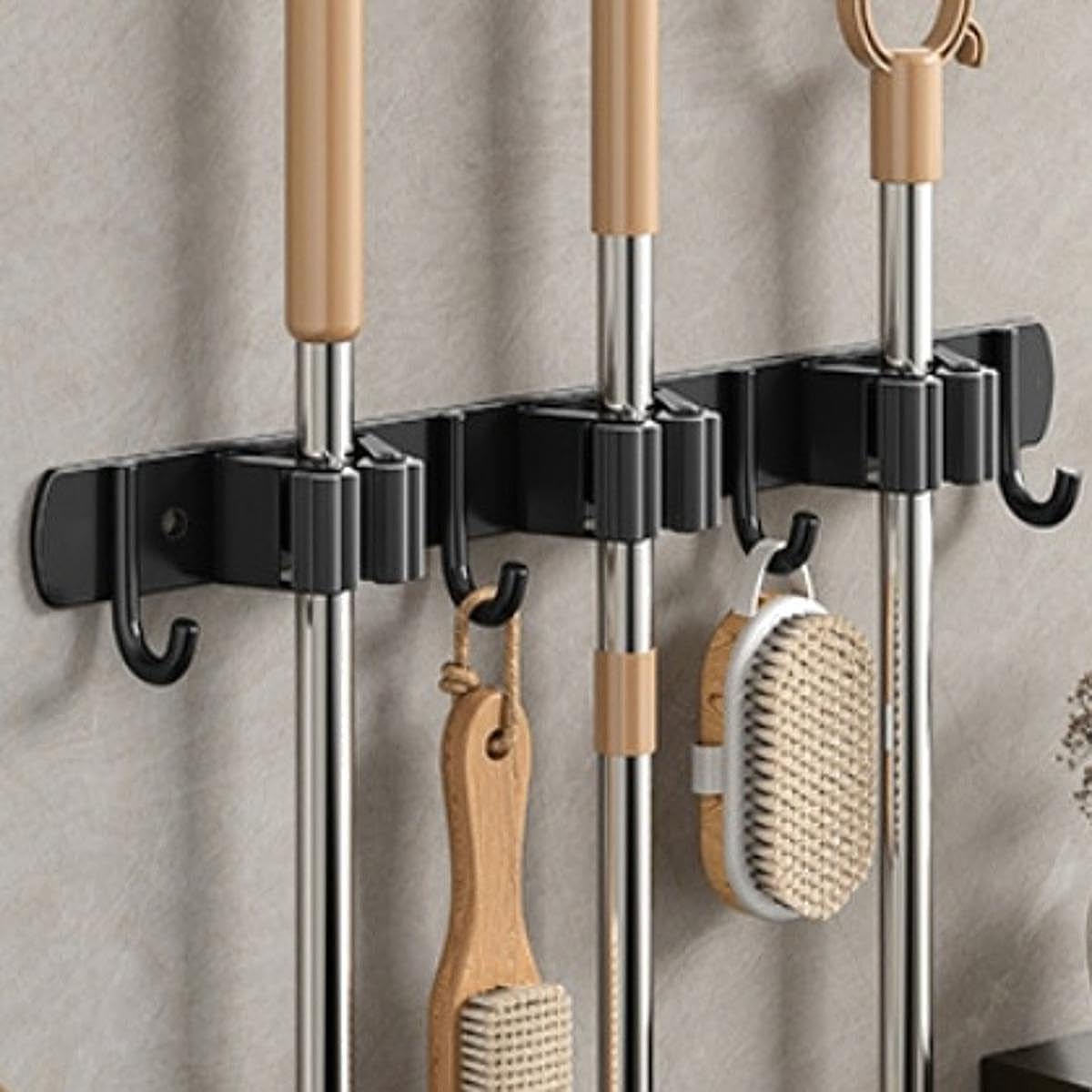 Wall Mount Mop and Broom Holder