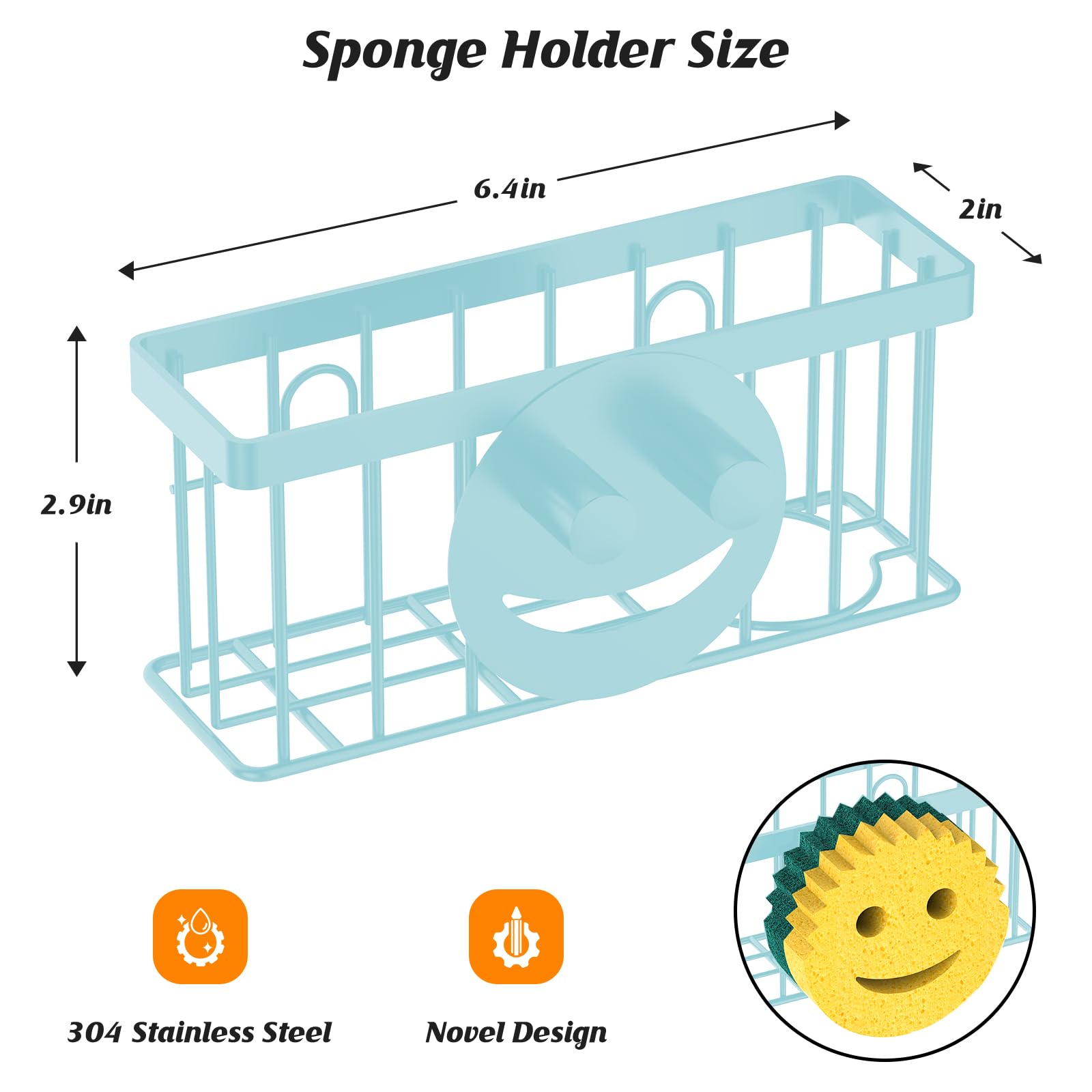 Sponge Holder Smiley Face
