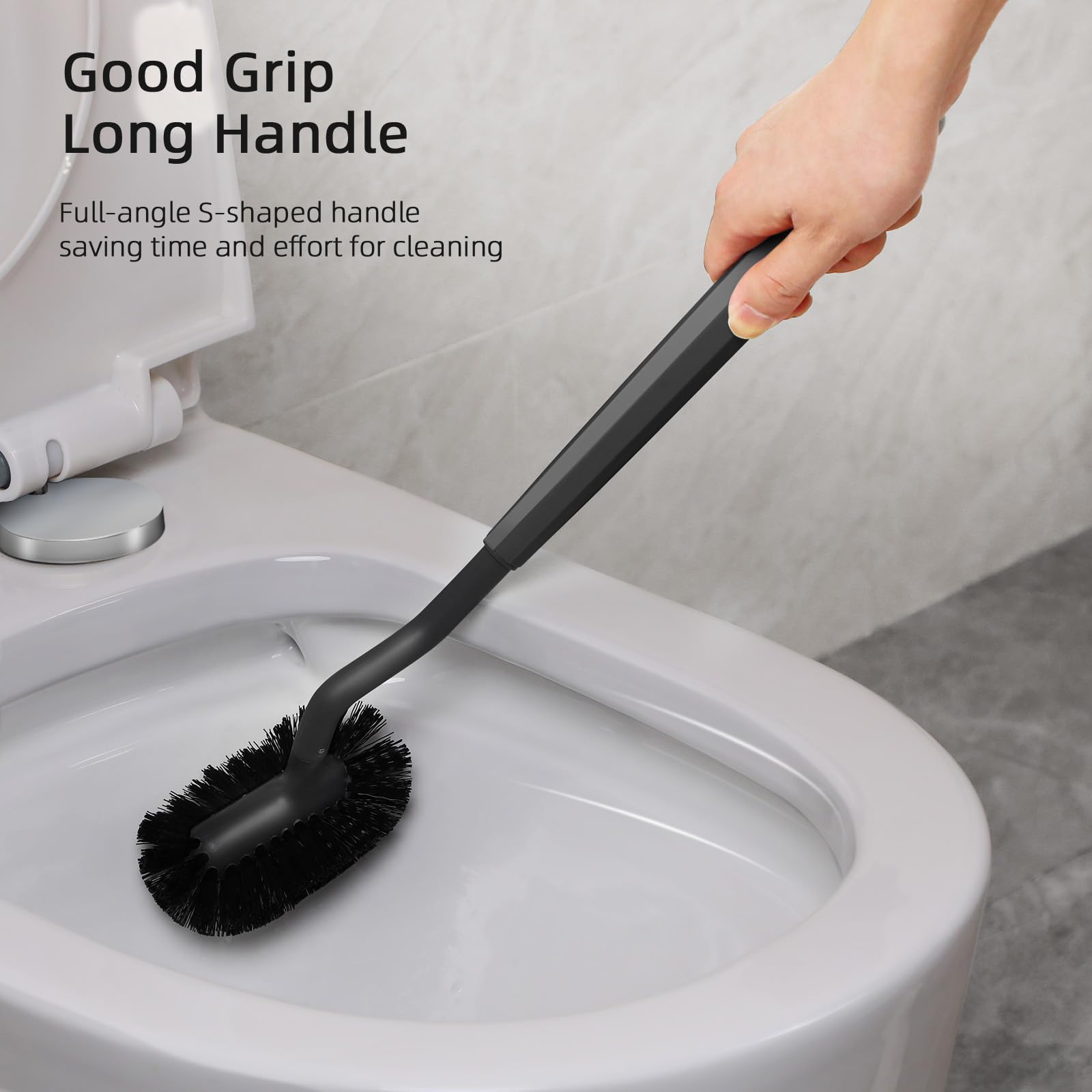 Toilet Bowl Brush Holder Set