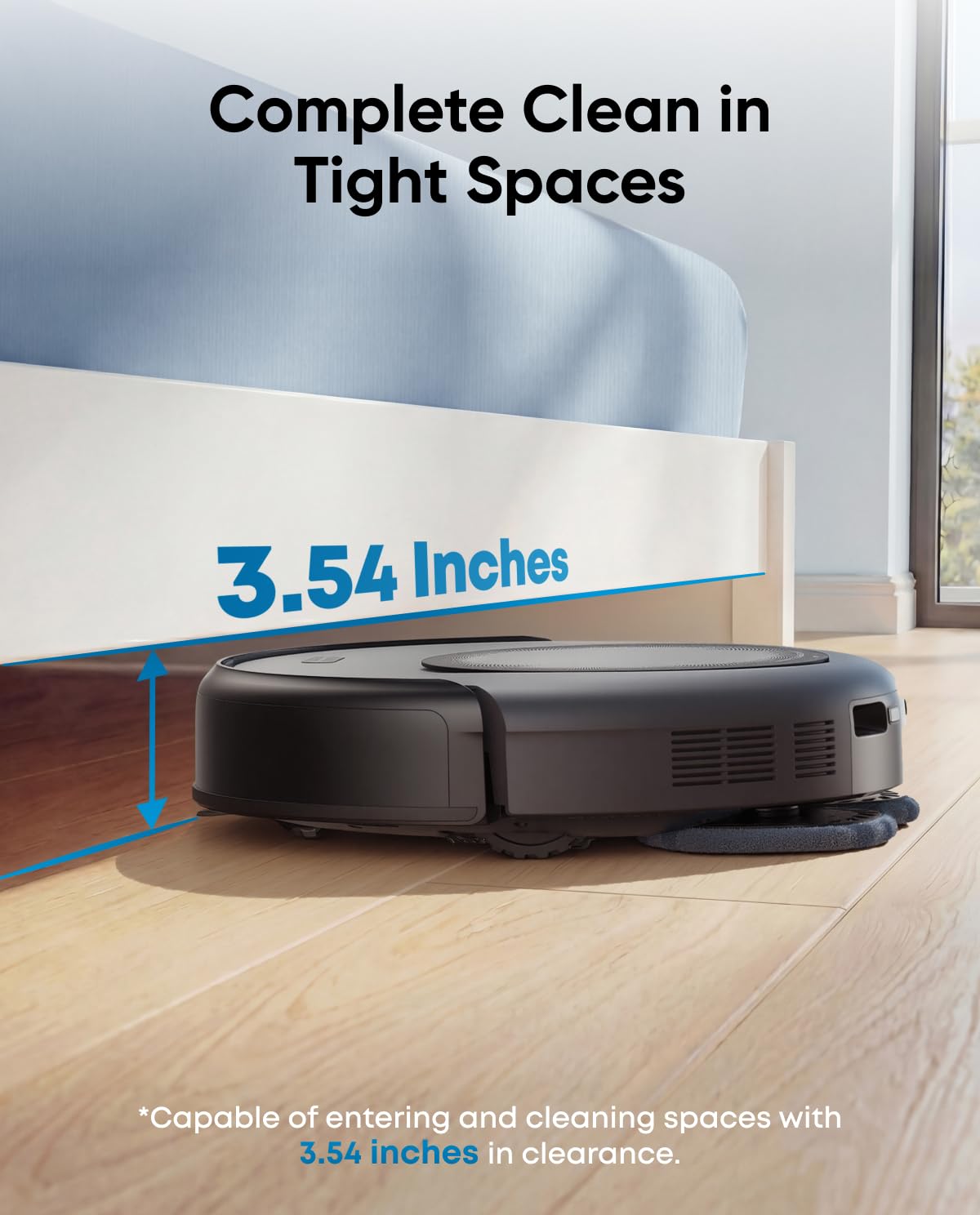 Omni C20 Robot Vacuum and Mop Combo for Hardwood and Carpet
