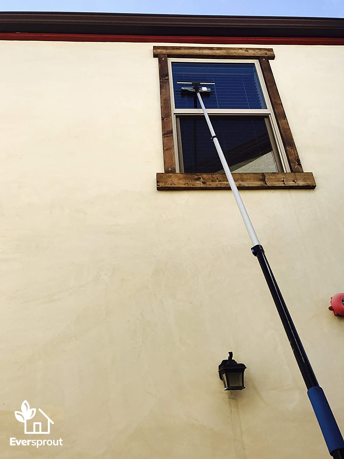 Swivel Squeegee & Microfiber Window Scrubber