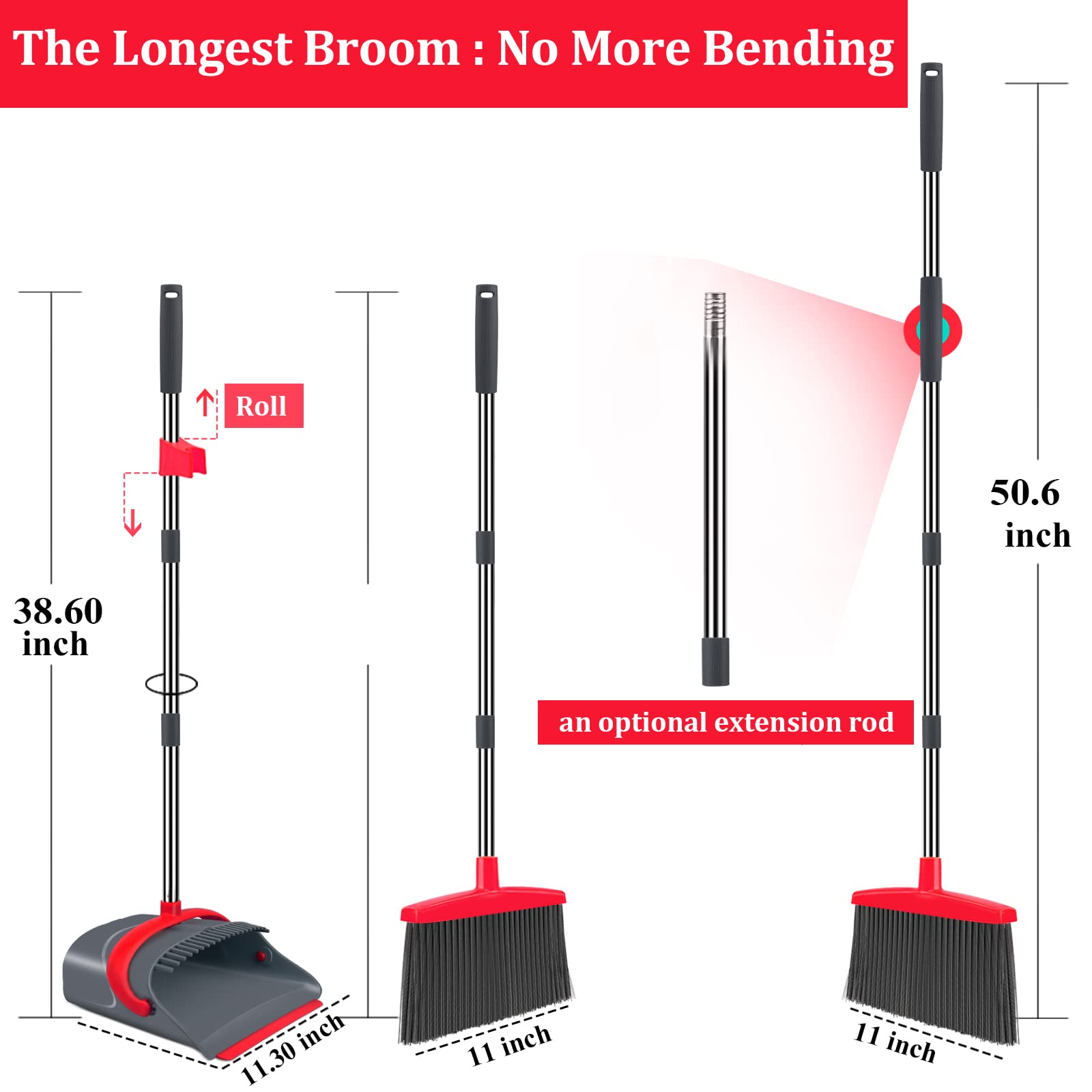 Broom and Dustpan Set