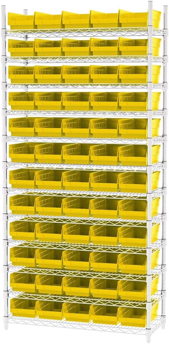 30130 Heavy Duty Plastic Shelf Bins (12 Count)