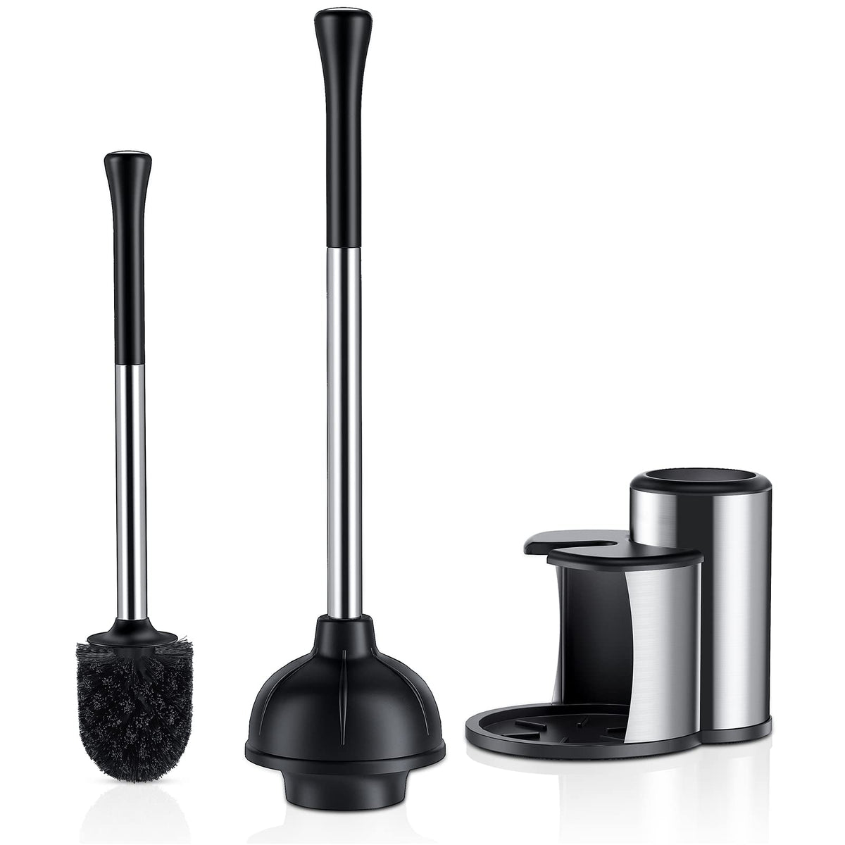 Toilet Plunger and Bowl Brush Set